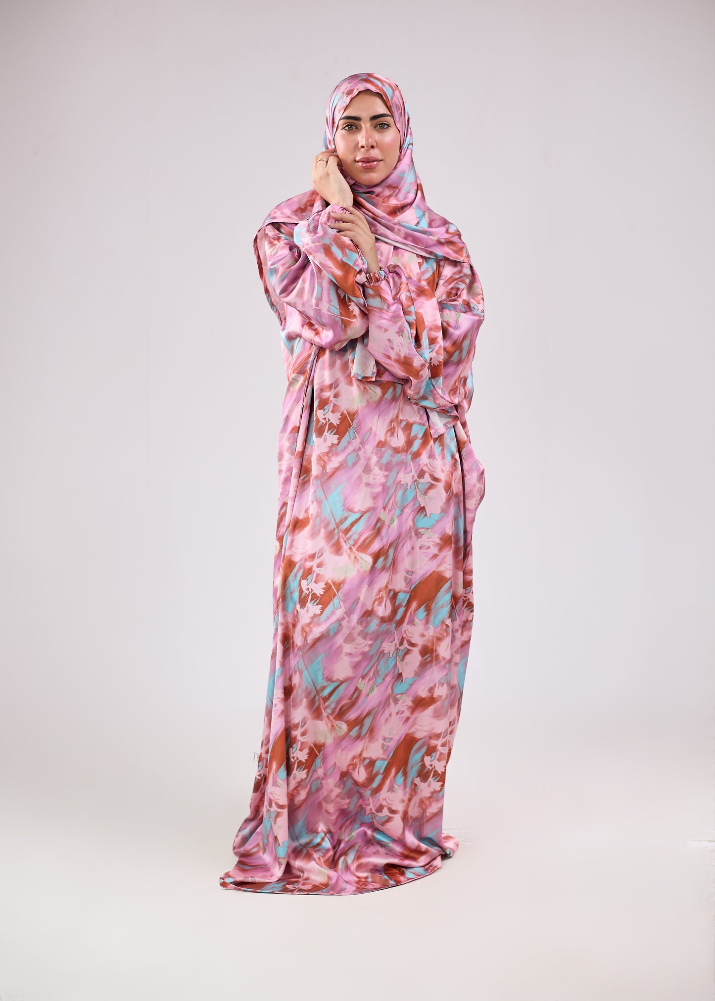Rosalie Printed satin