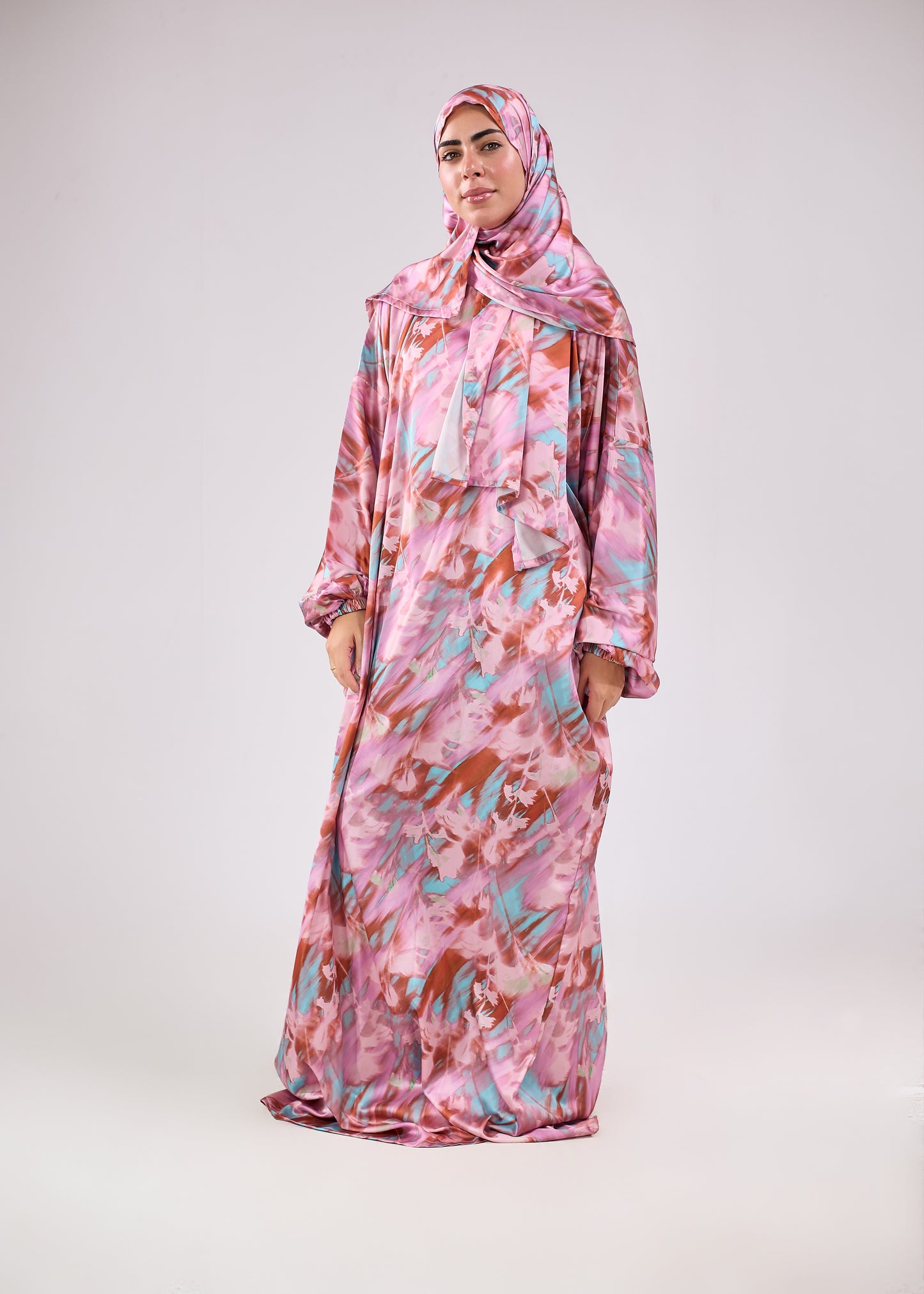 Rosalie Printed satin