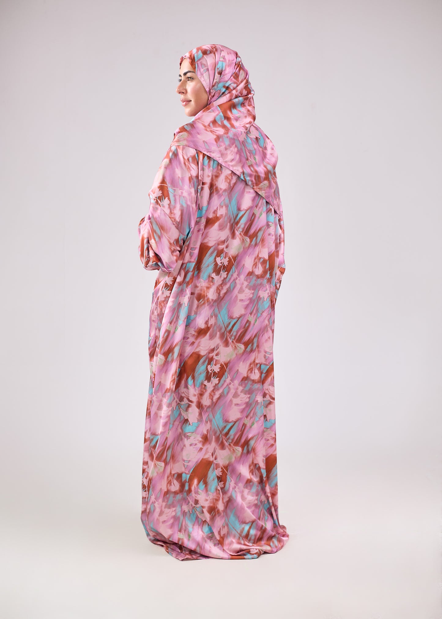 Rosalie Printed satin