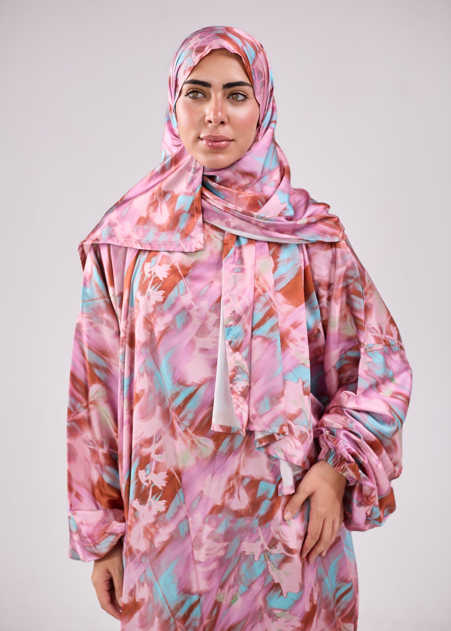 Rosalie Printed satin