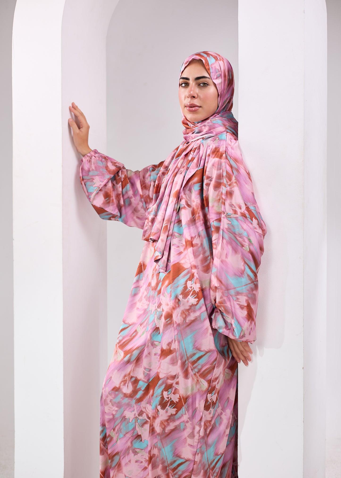 Rosalie Printed satin