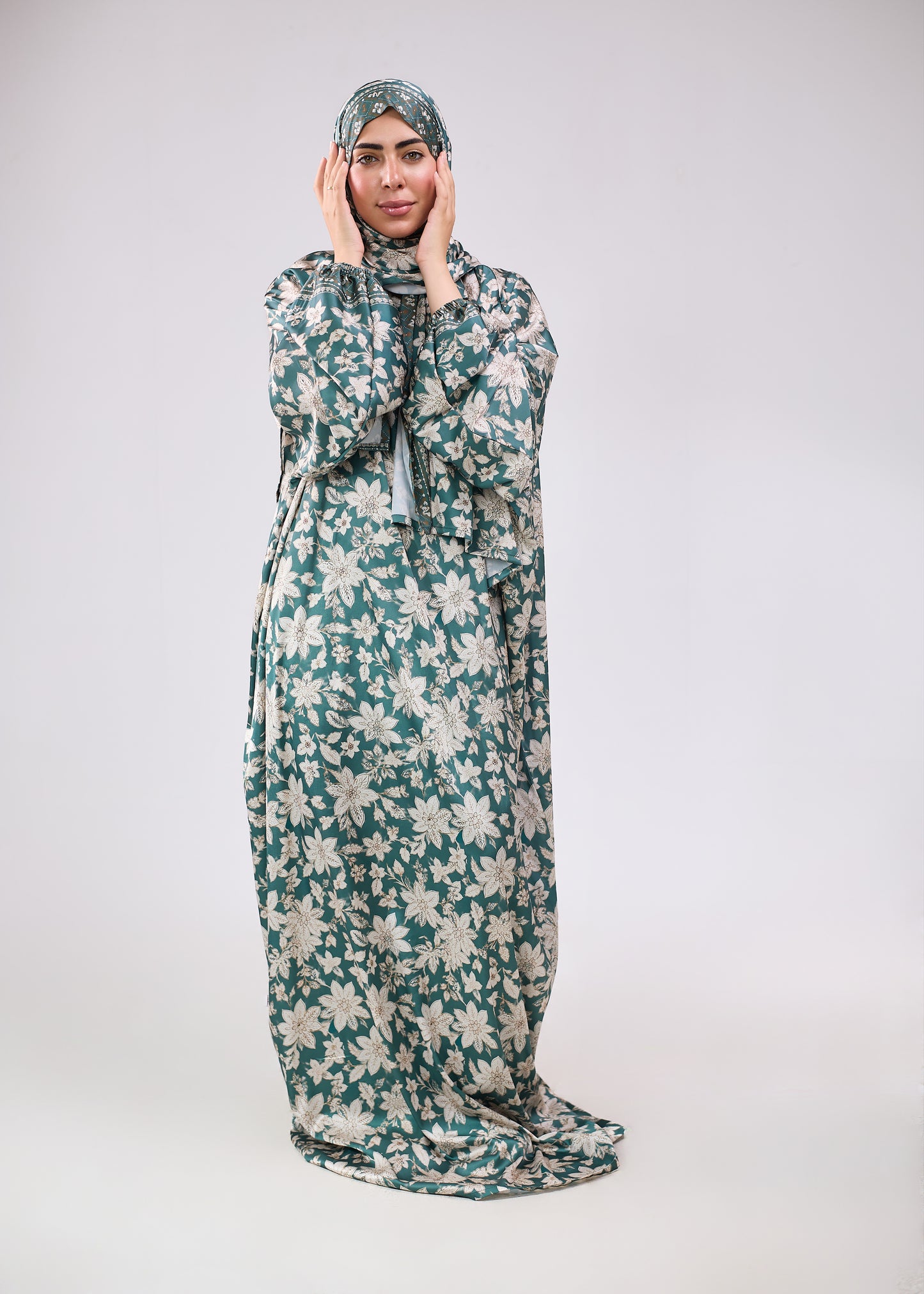 Lujain Printed satin