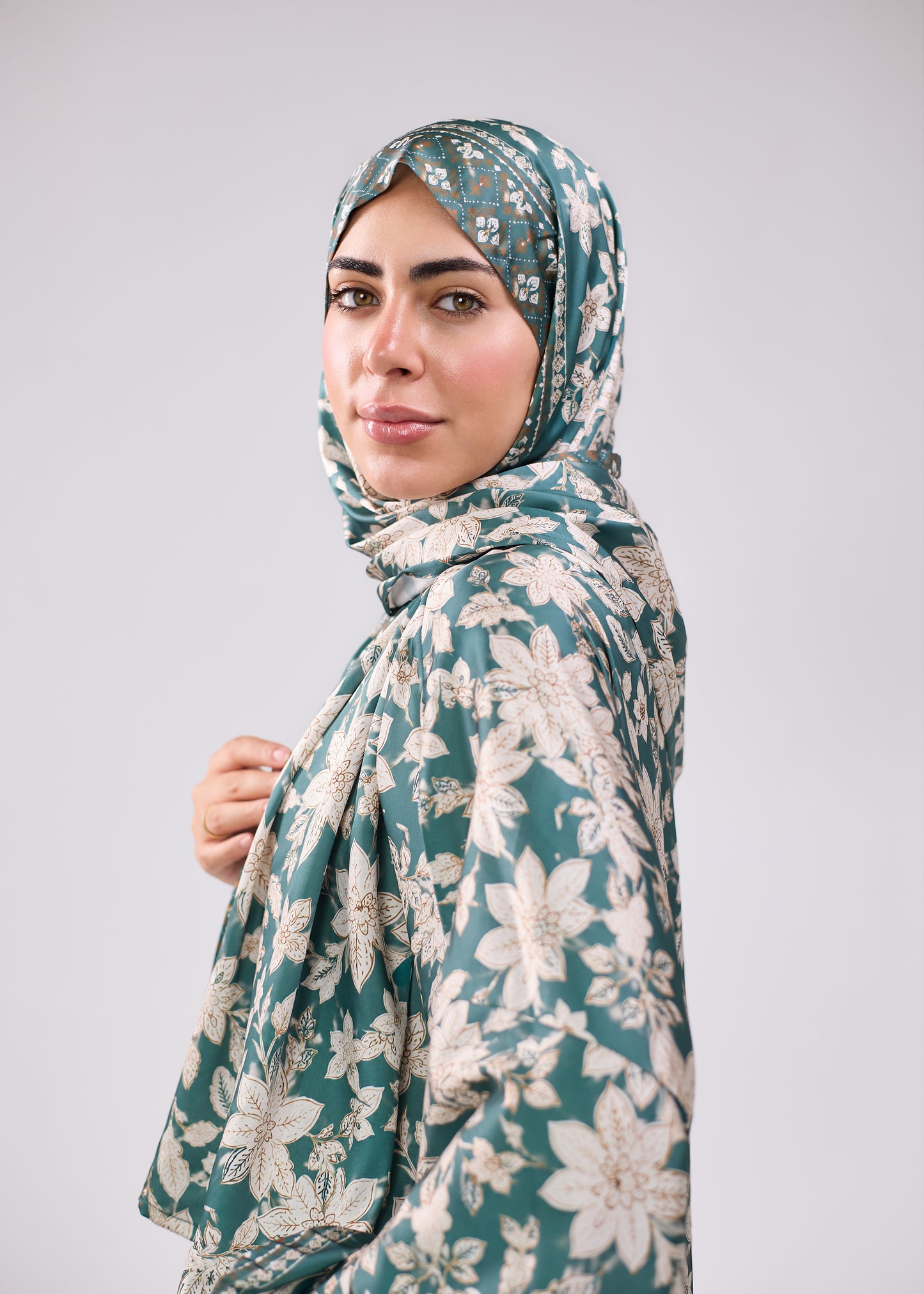 Lujain Printed satin
