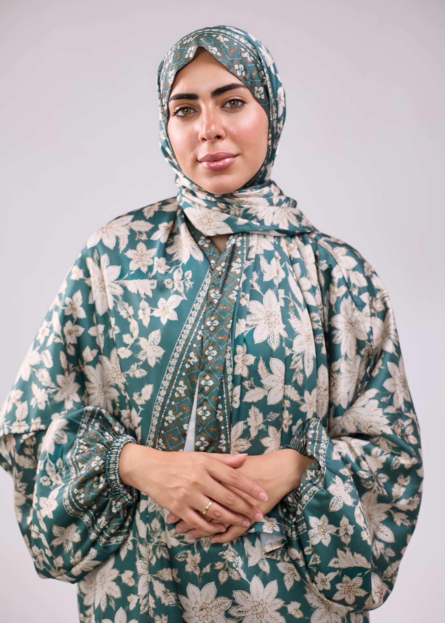 Lujain Printed satin