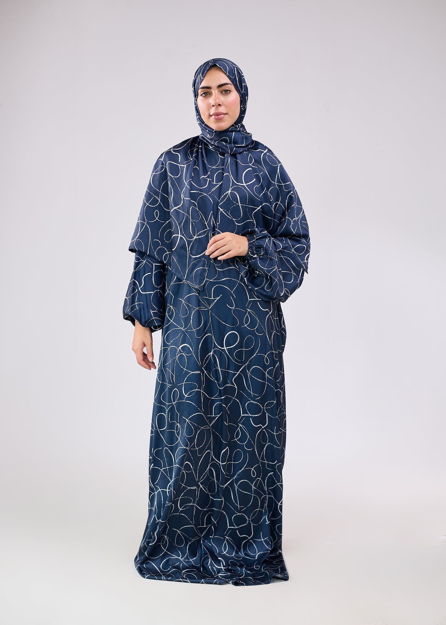 Areej Printed satin