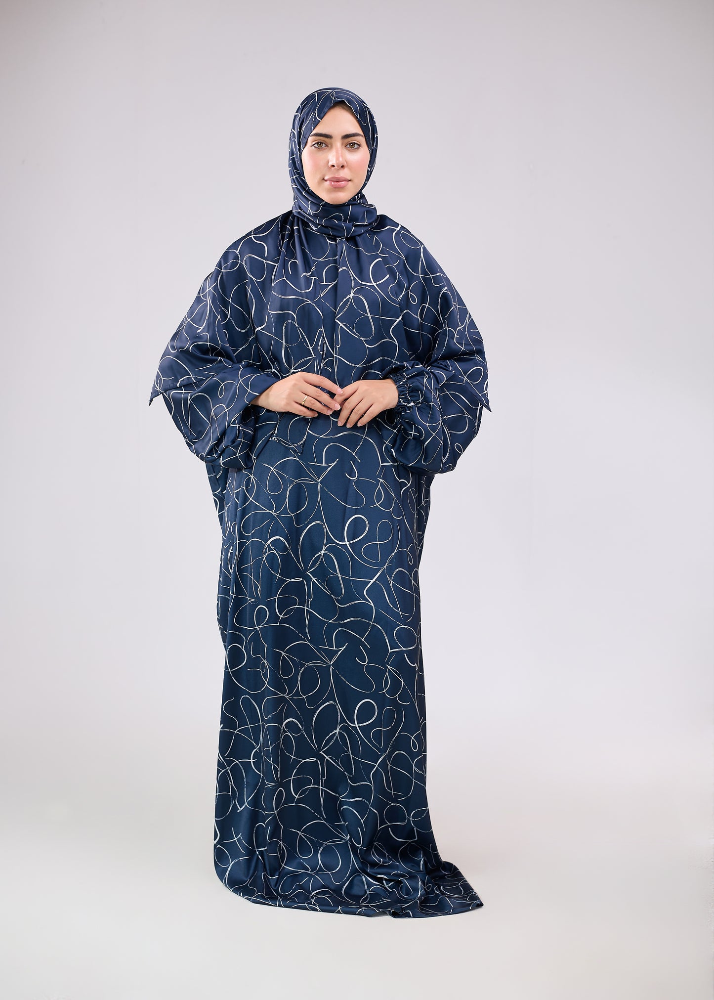 Areej Printed satin