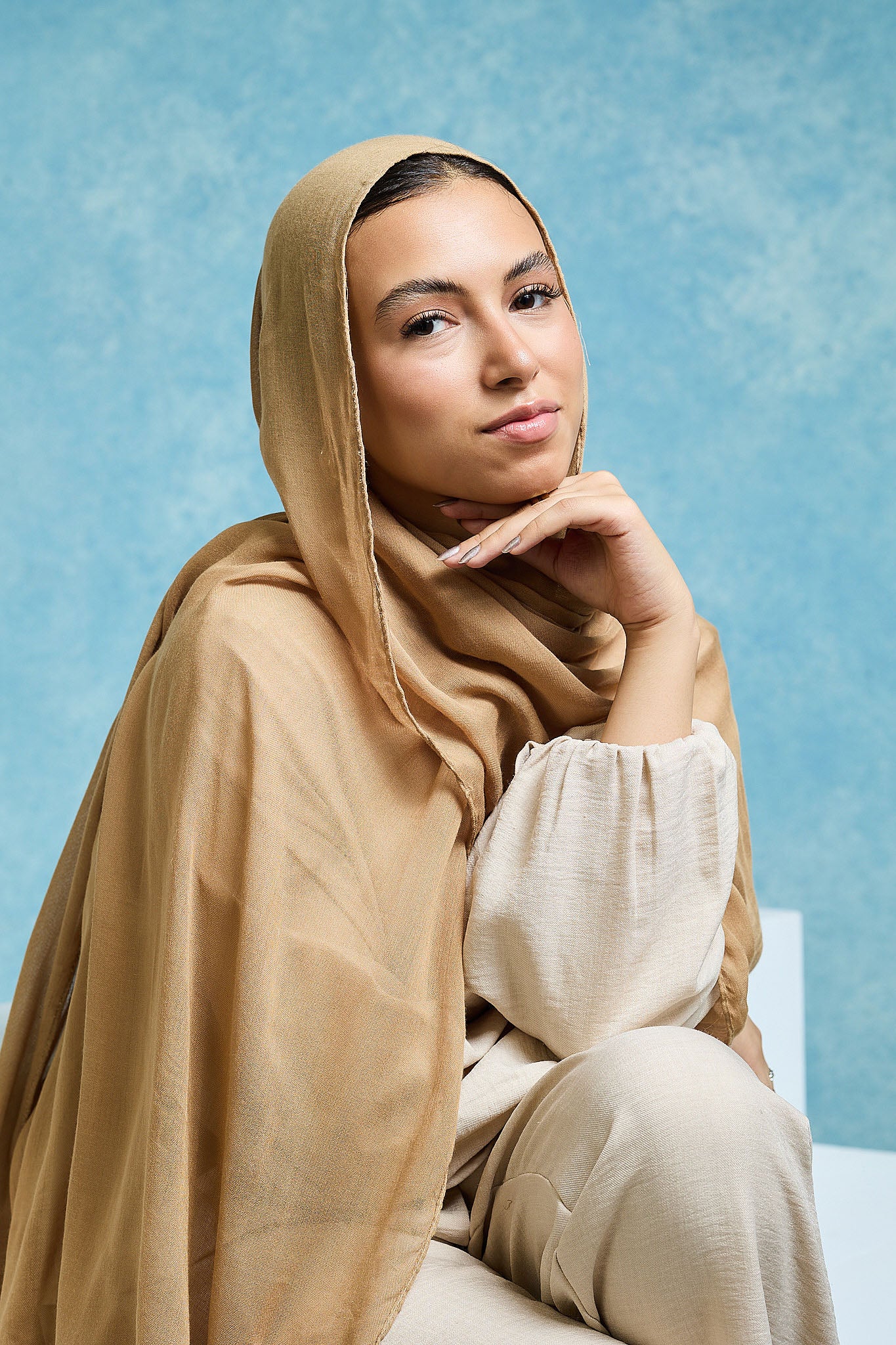 Camel Linen scarves