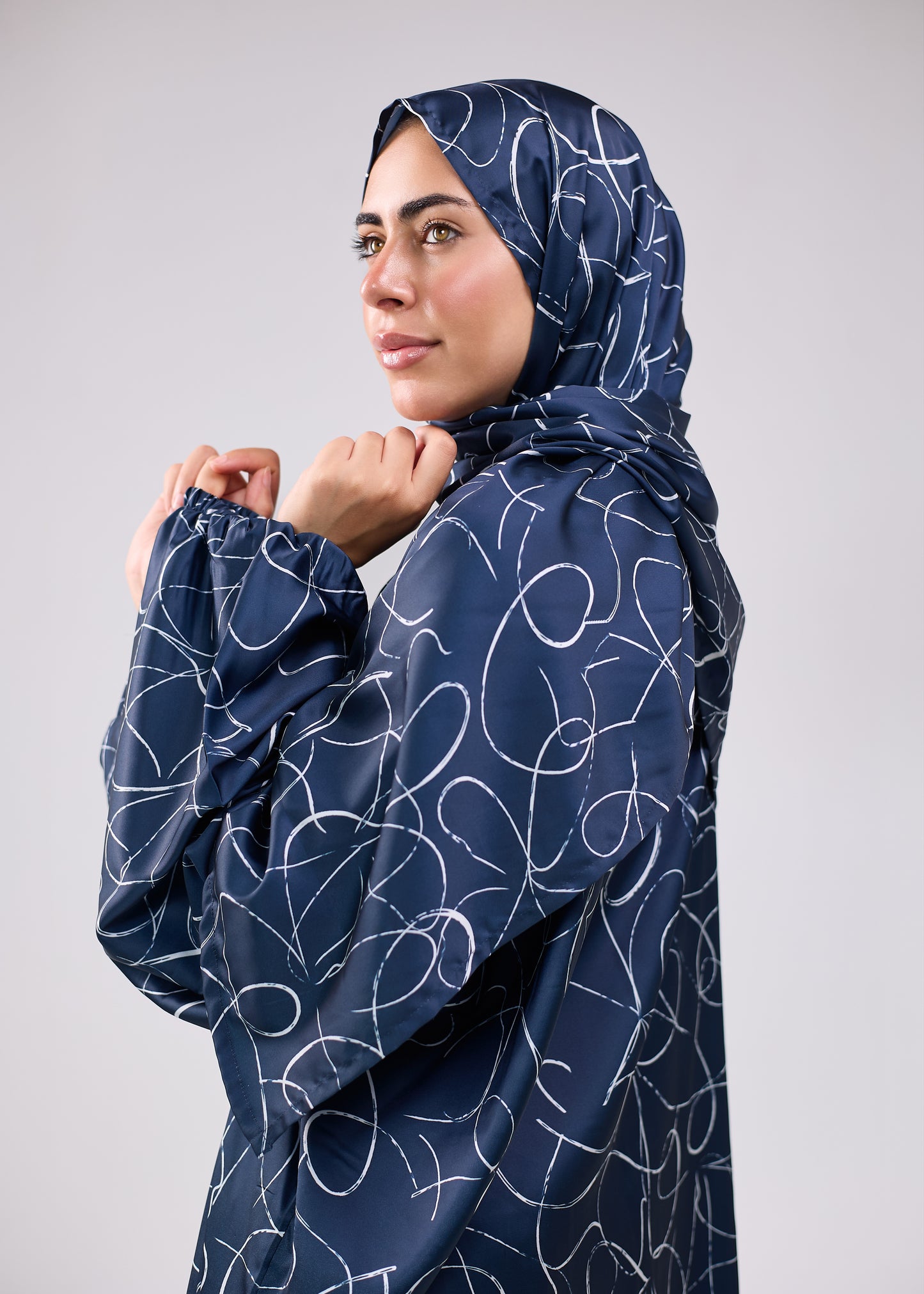 Areej Printed satin