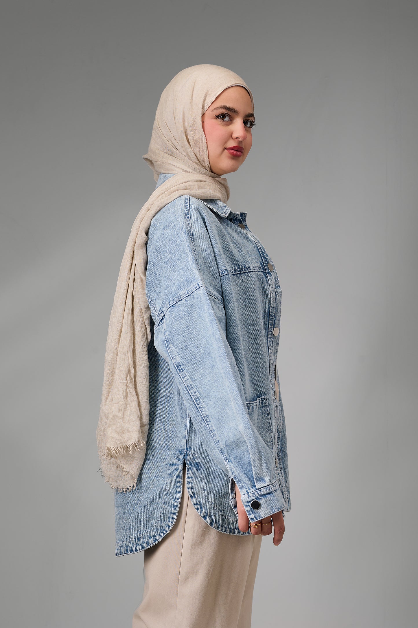 Long Denim Shacket
