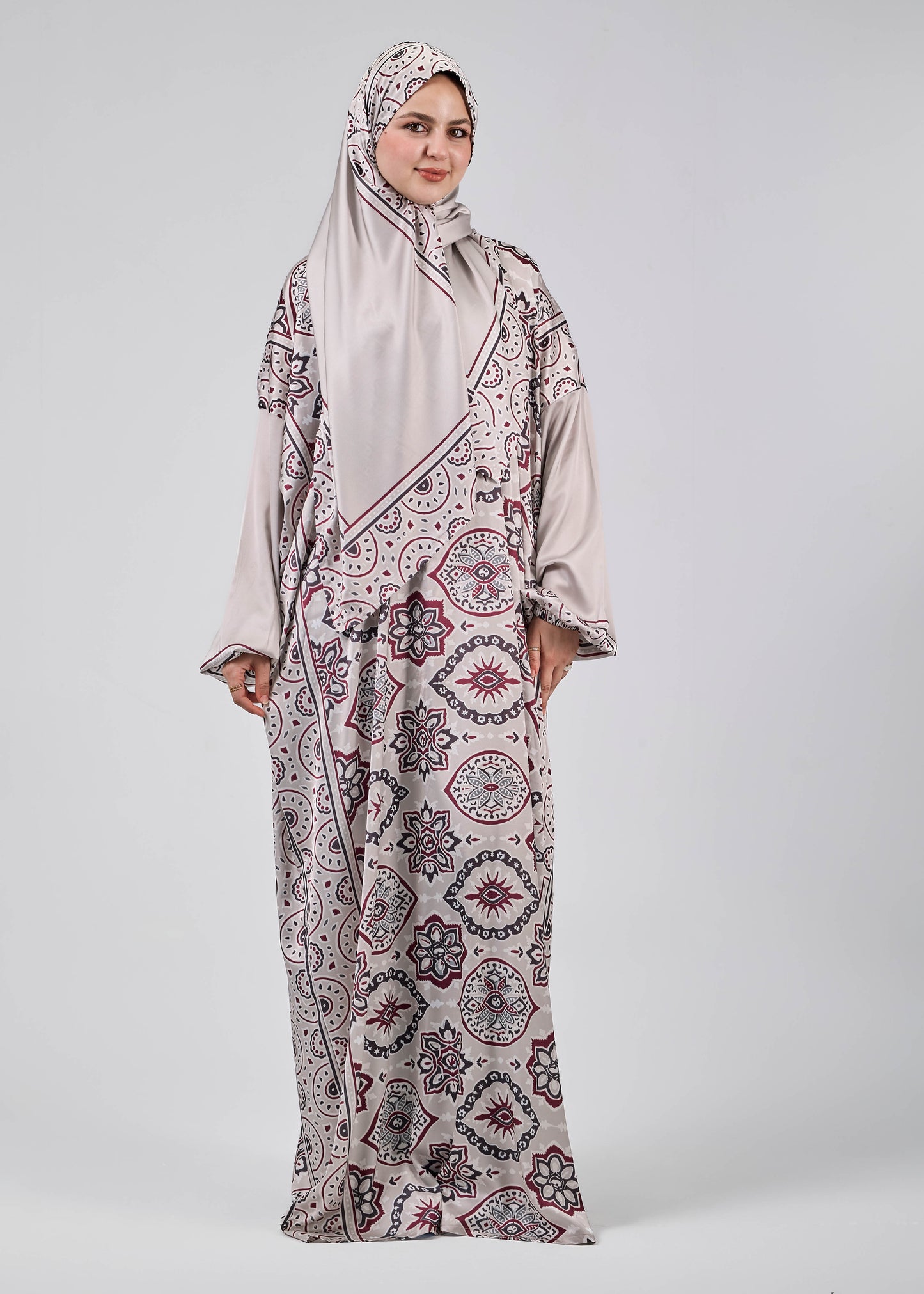Amira Printed Satin Isdal