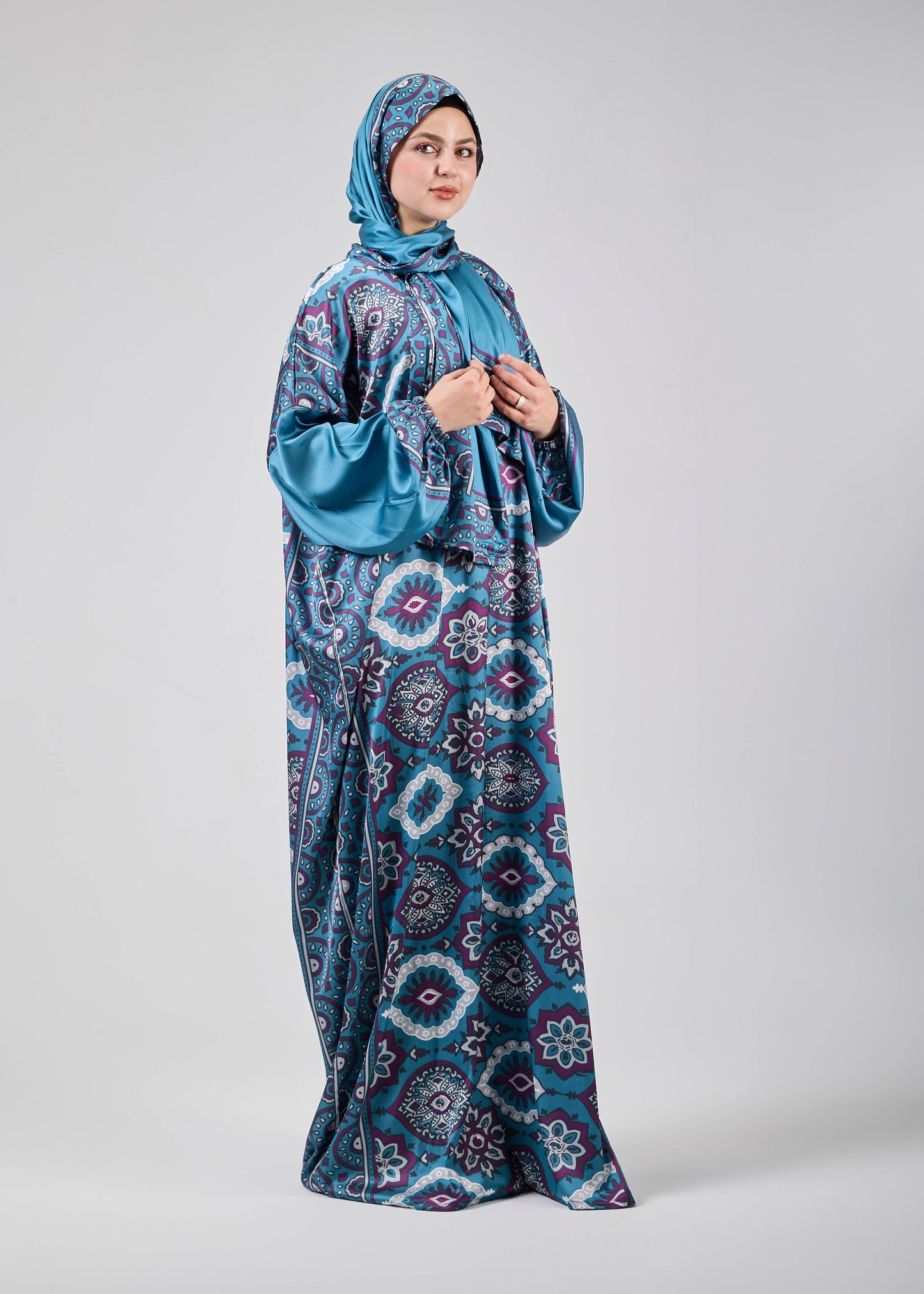 Reem Printed satin