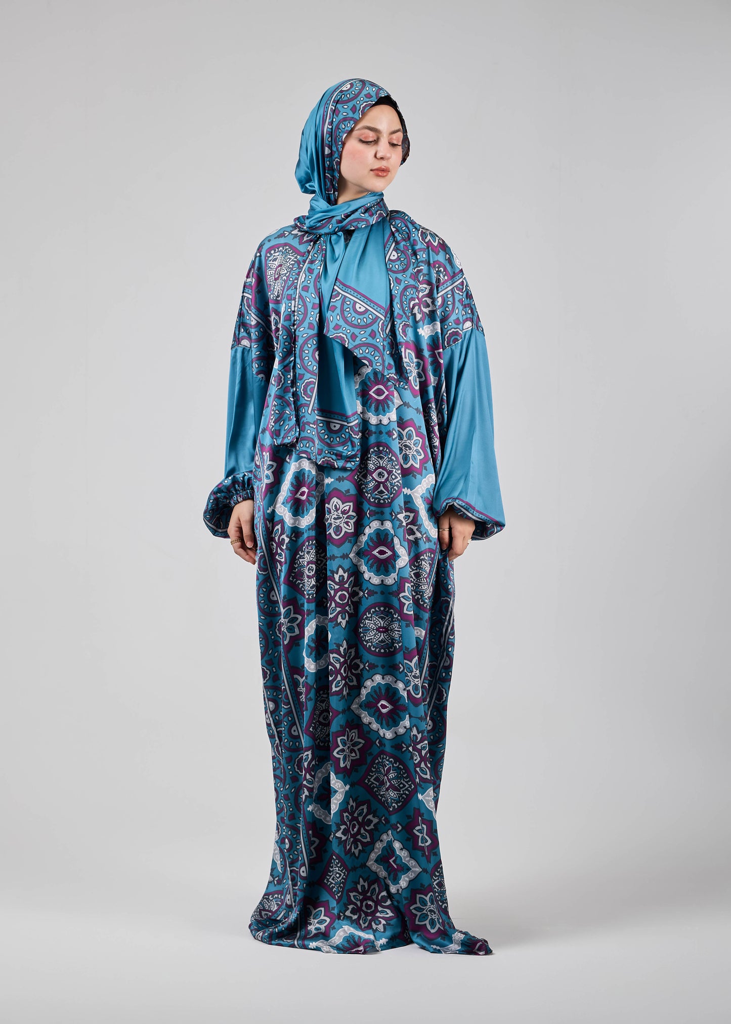 Reem Printed satin