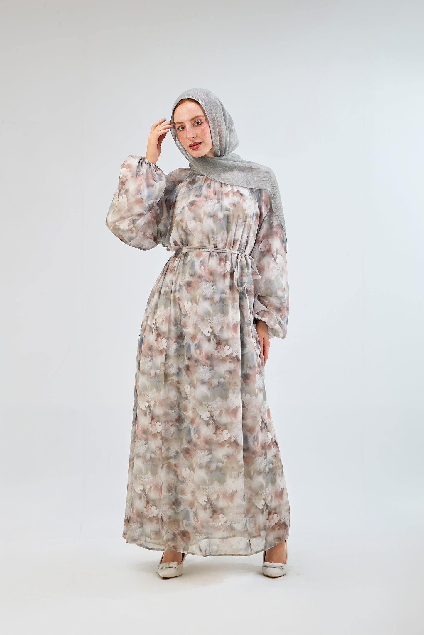 Pastel Dream Chiffon Dress