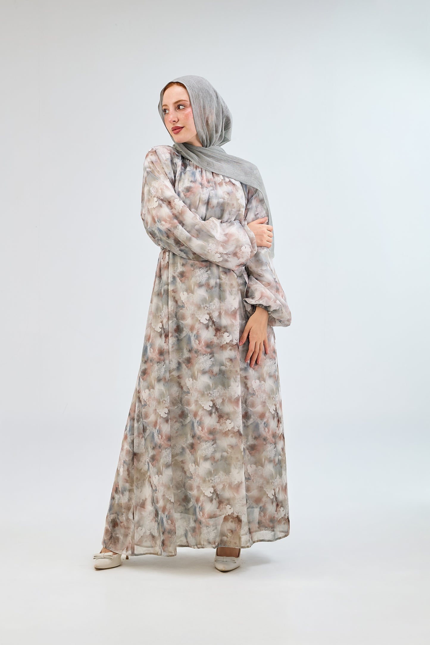 Pastel Dream Chiffon Dress