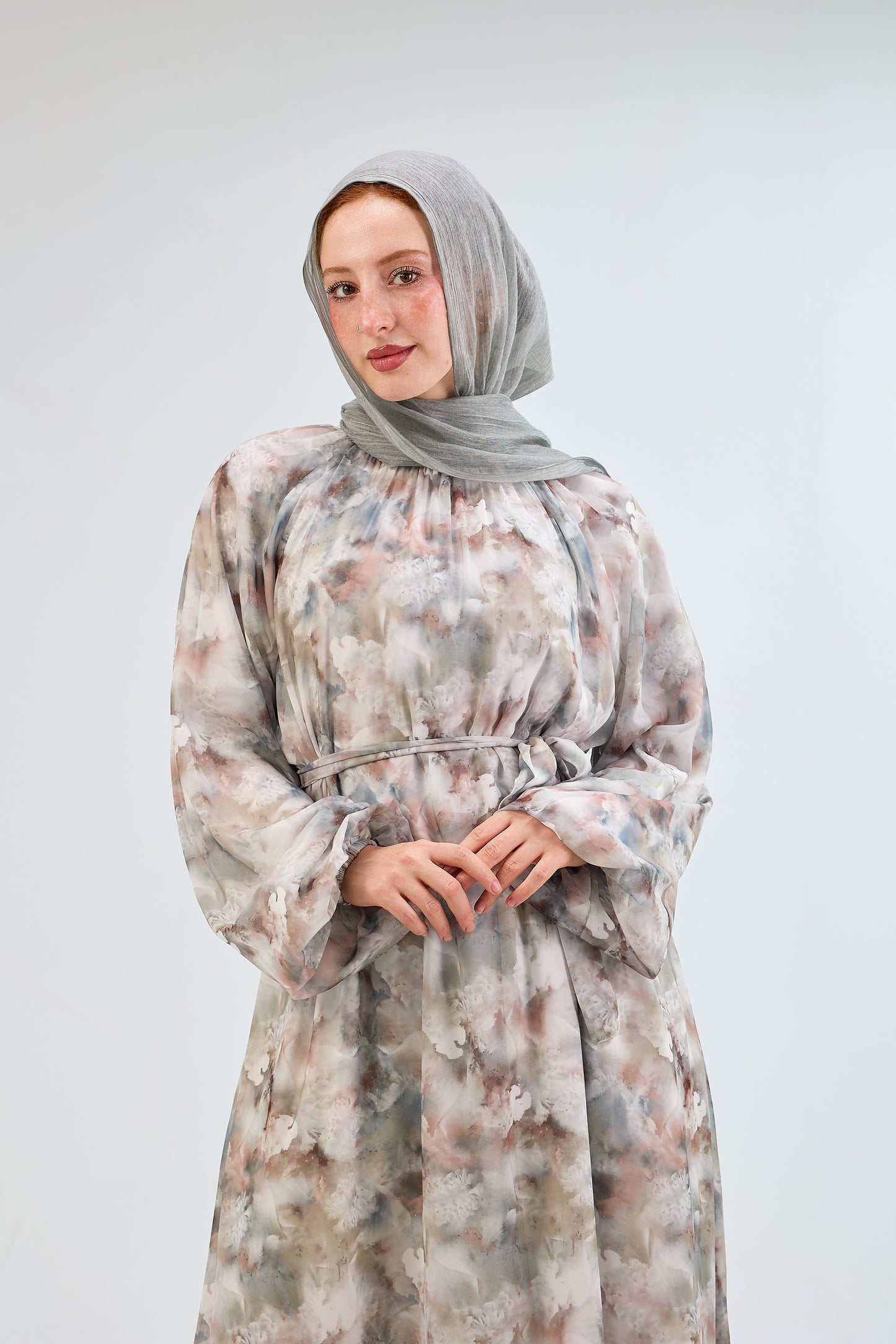 Pastel Dream Chiffon Dress
