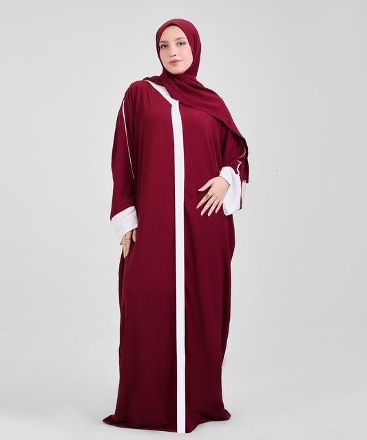 Asdal in abaya Maroon