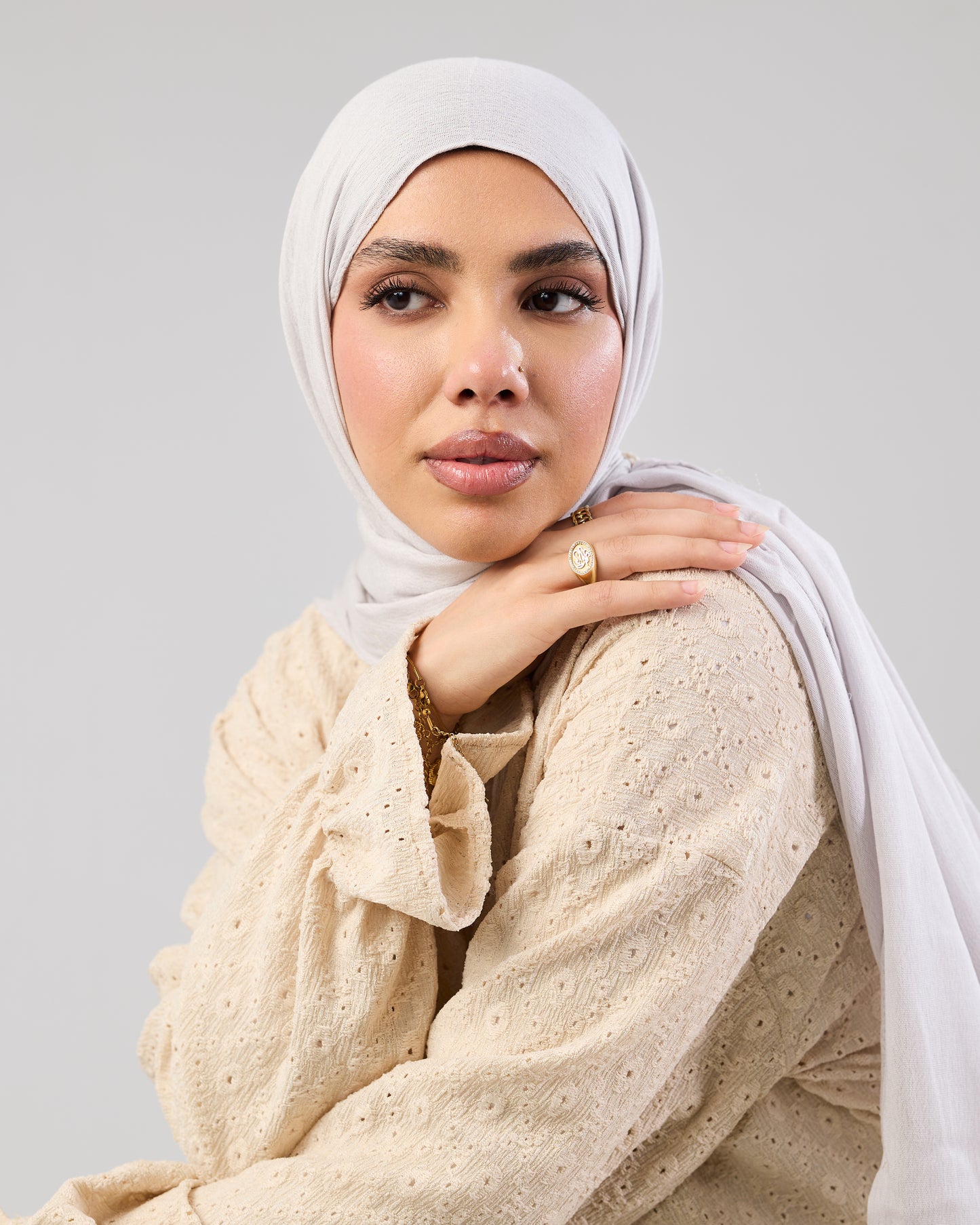 Airy Cotton Eyelet Blouse