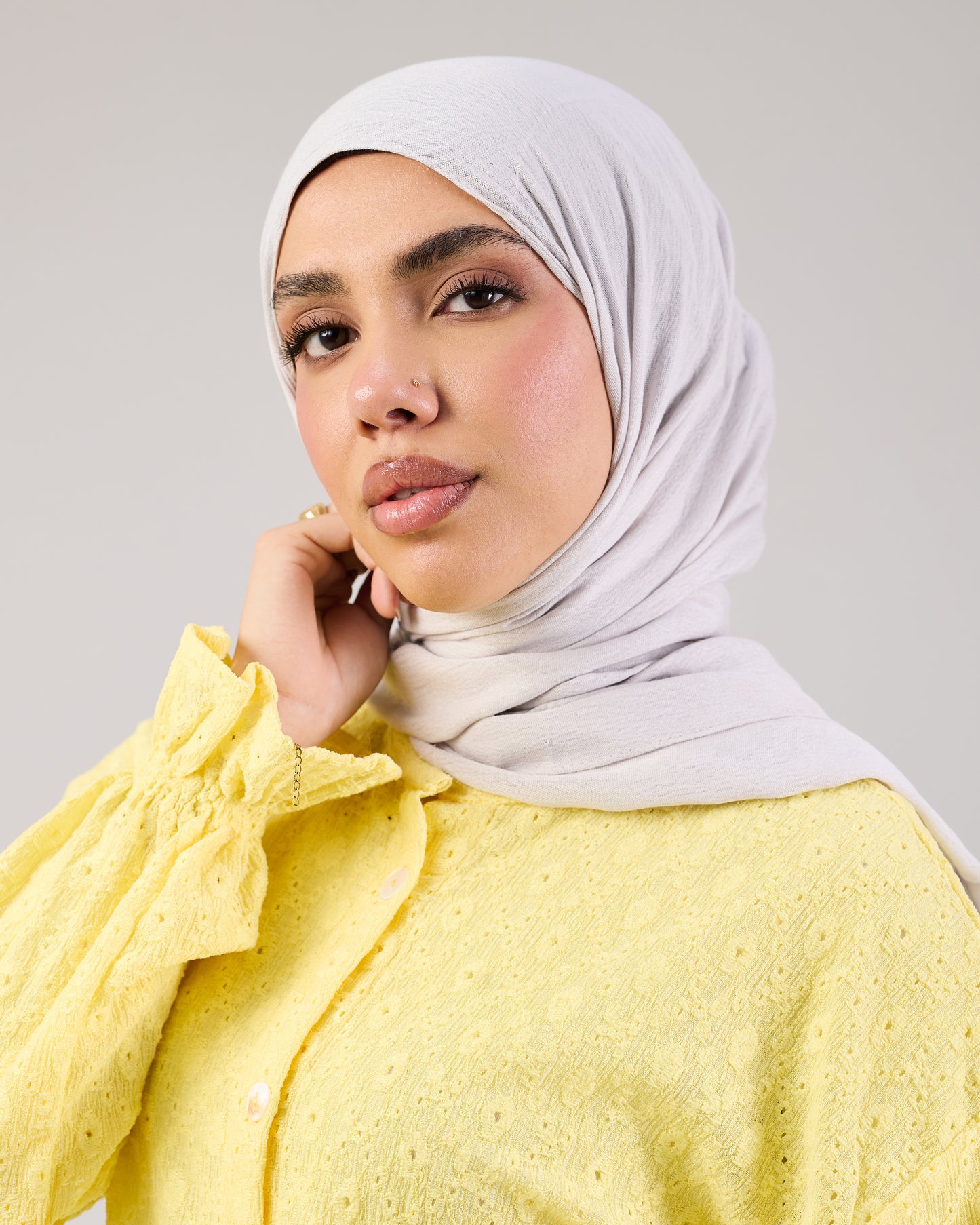 Airy Cotton Eyelet Blouse
