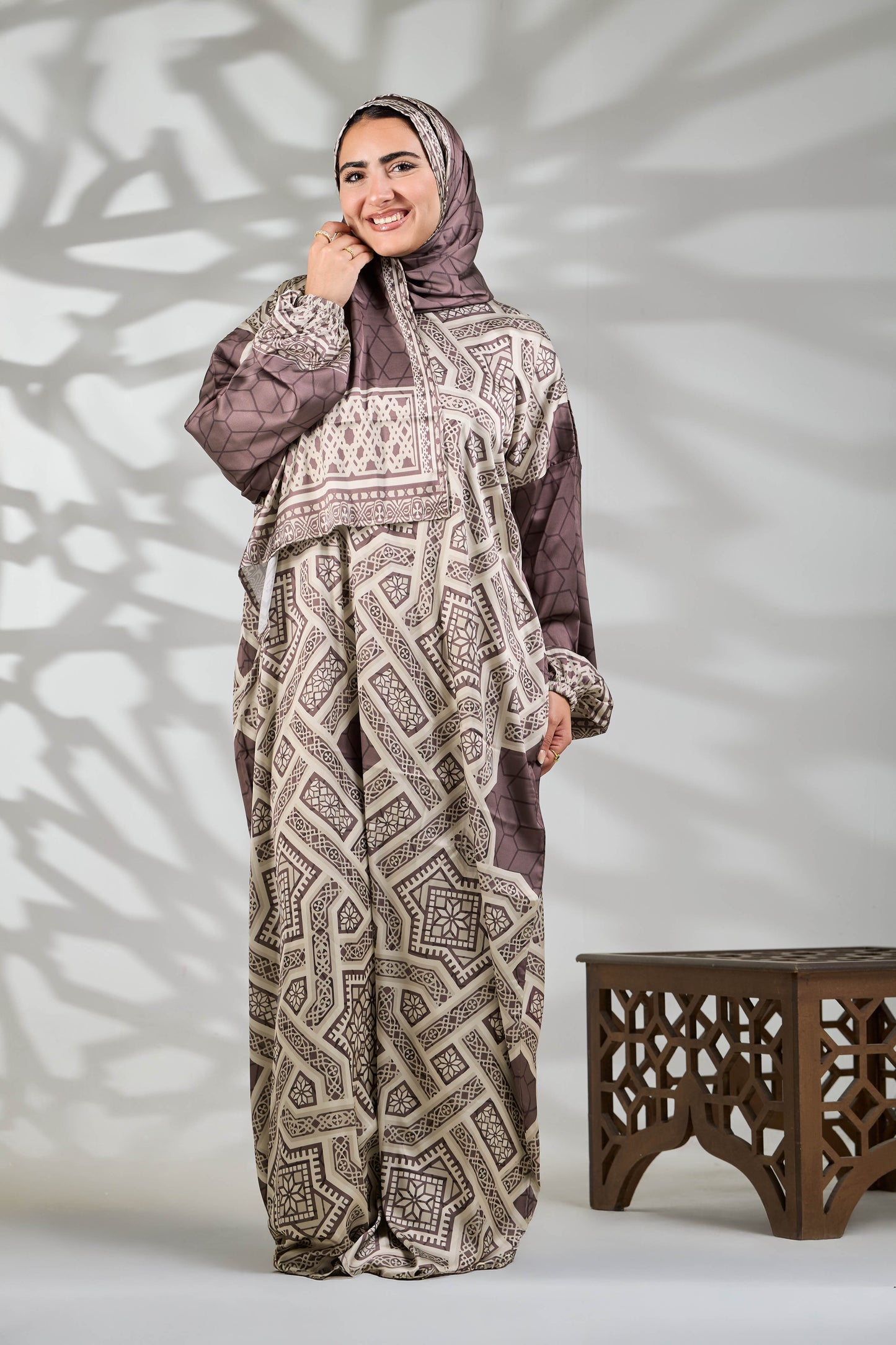 Ayla Printed Satin Isdal