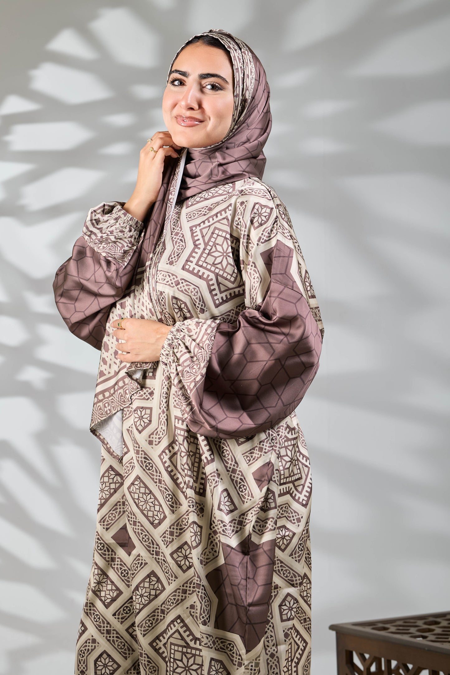 Ayla Printed Satin Isdal
