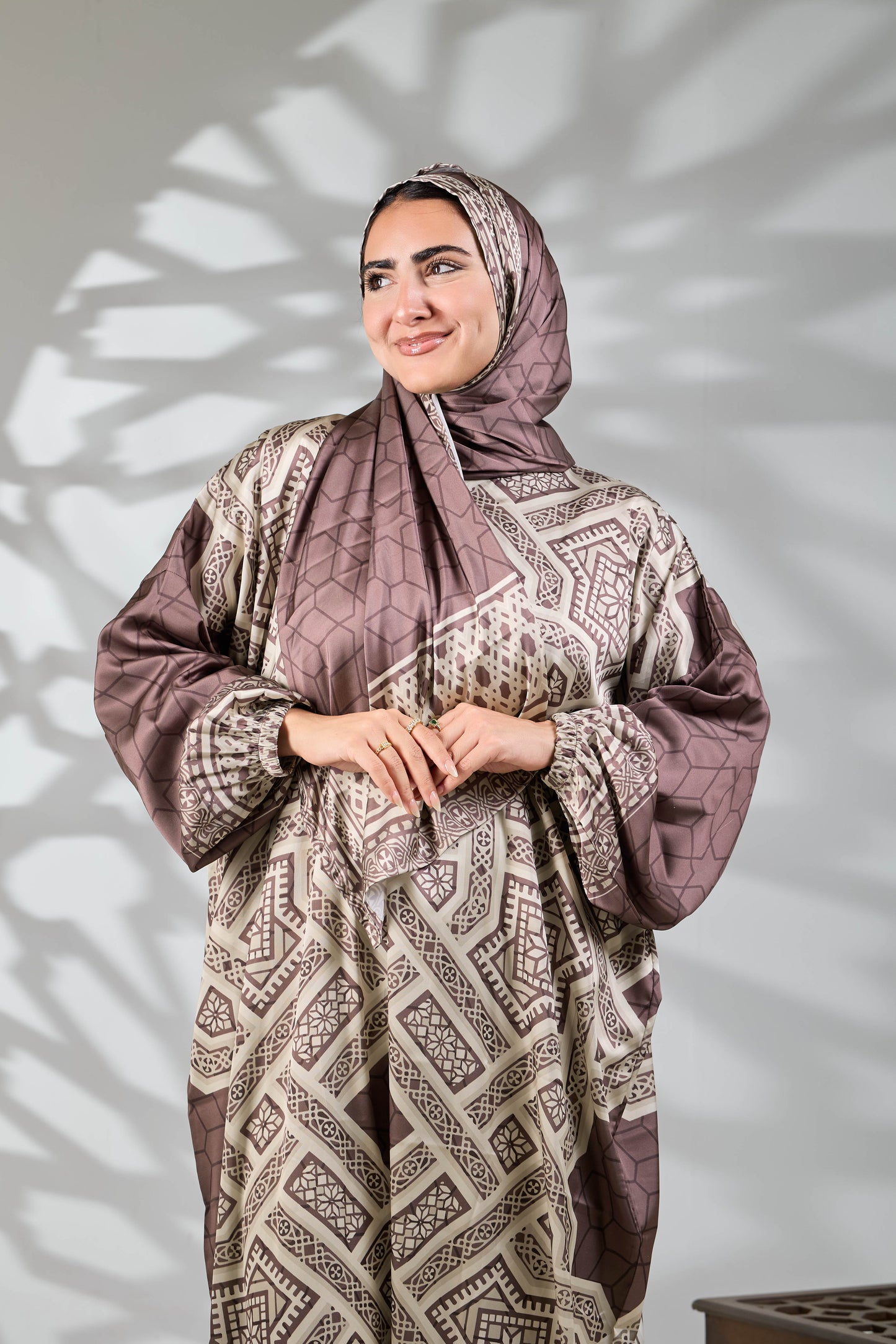 Ayla Printed Satin Isdal