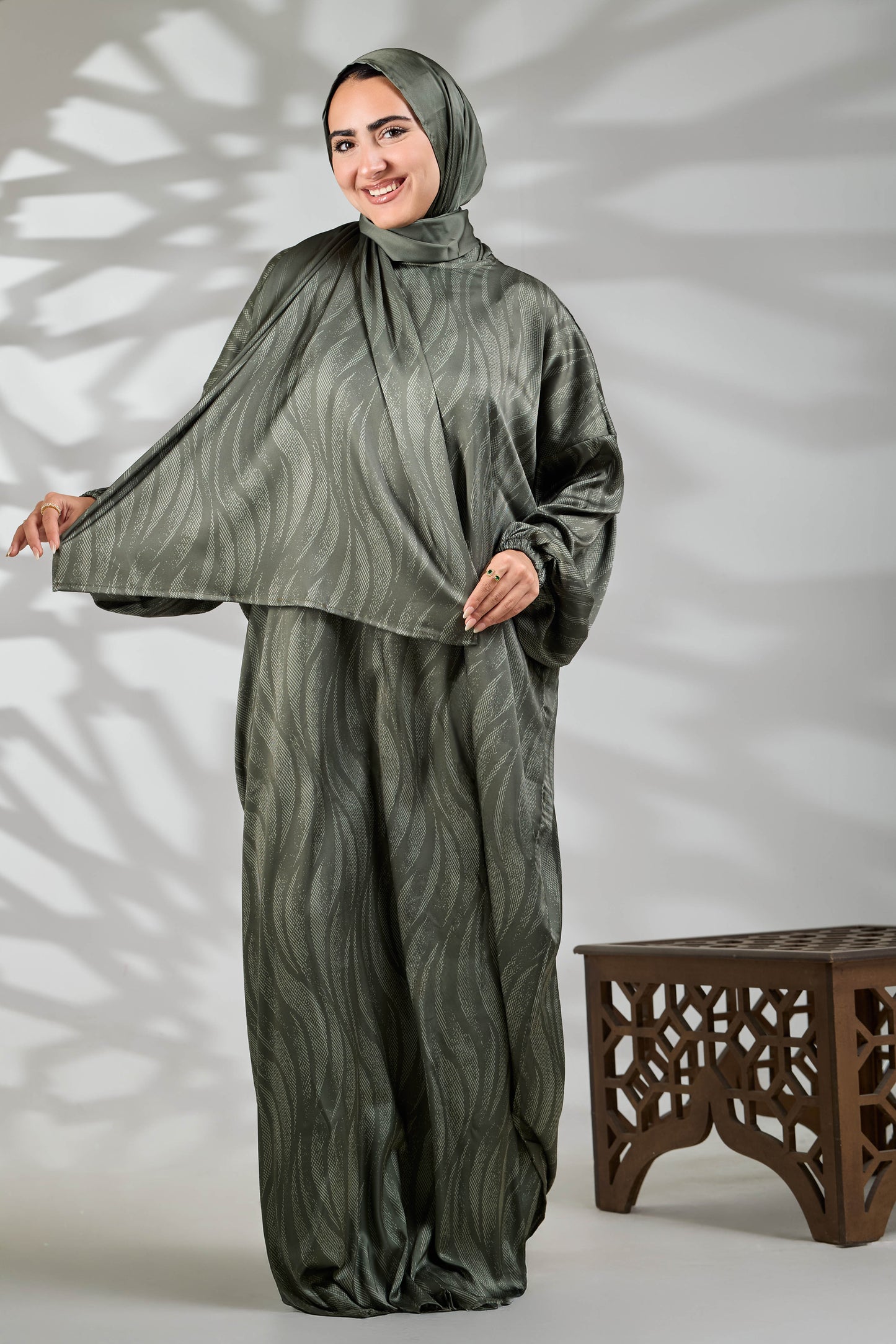 Deema Printed satin