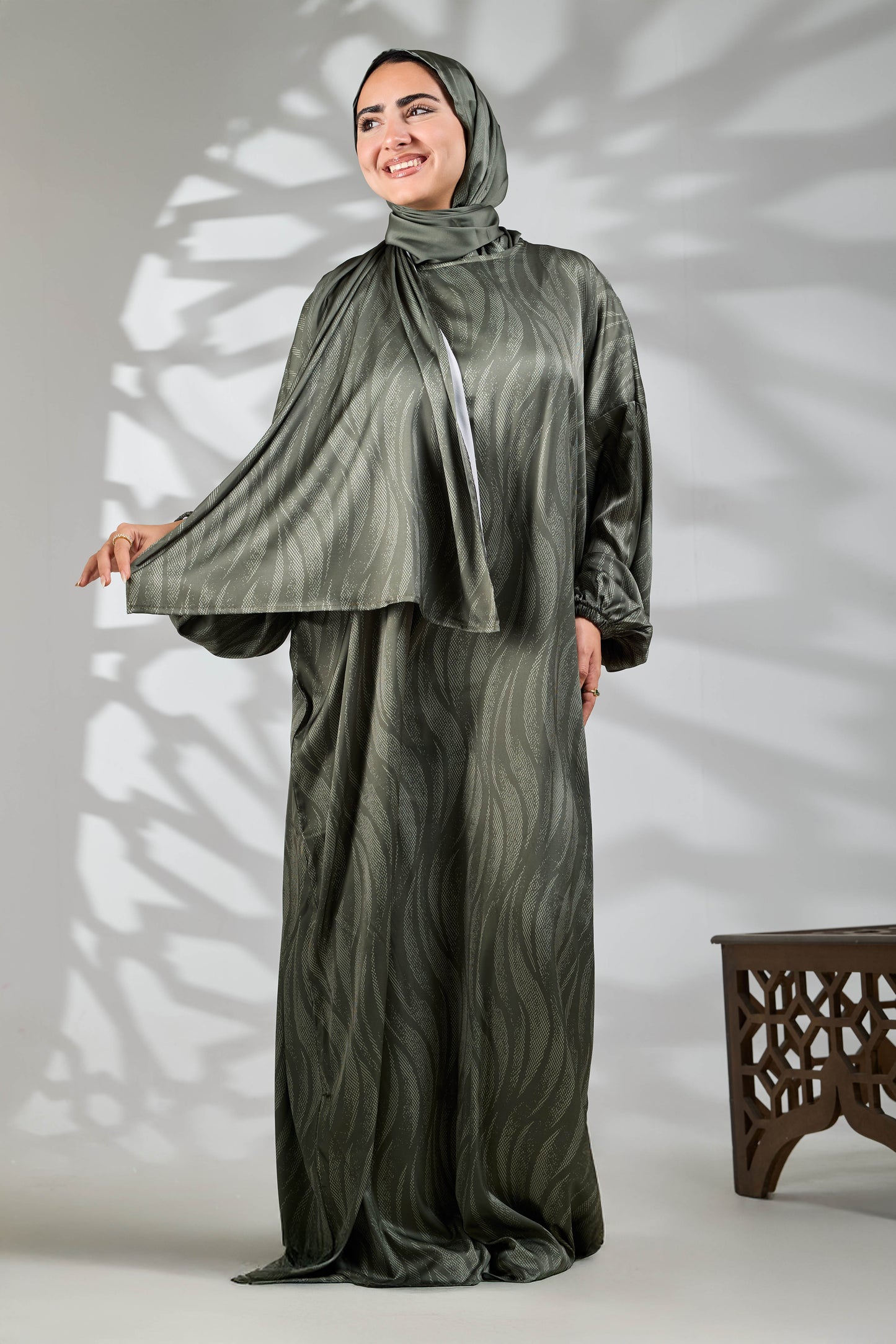 Deema Printed satin