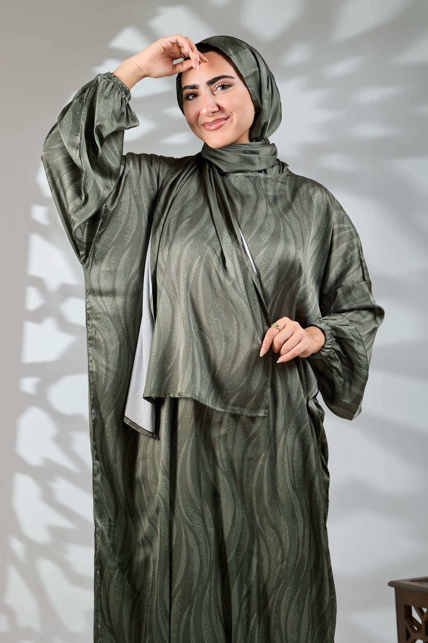 Deema Printed satin