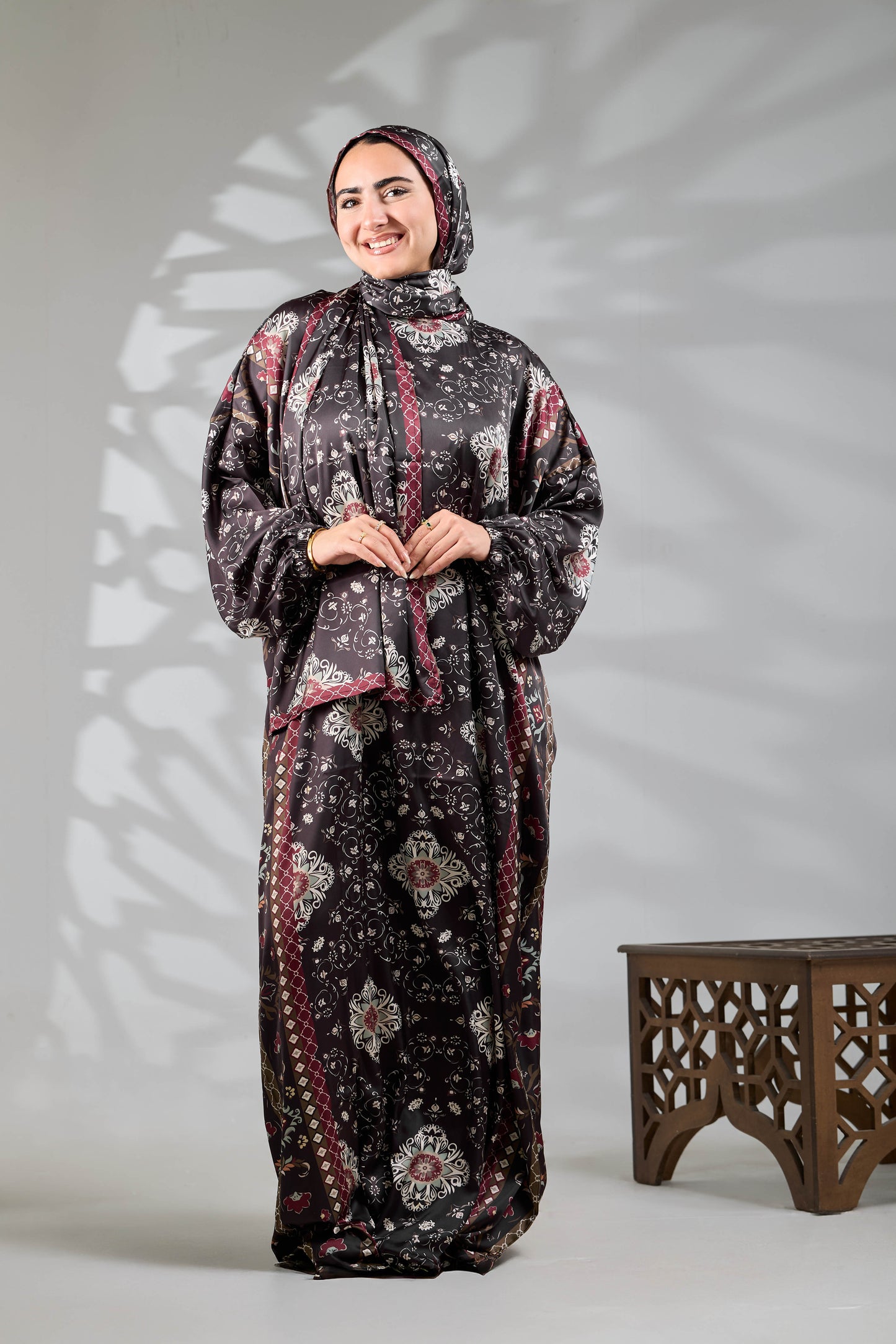 Rita Printed satin