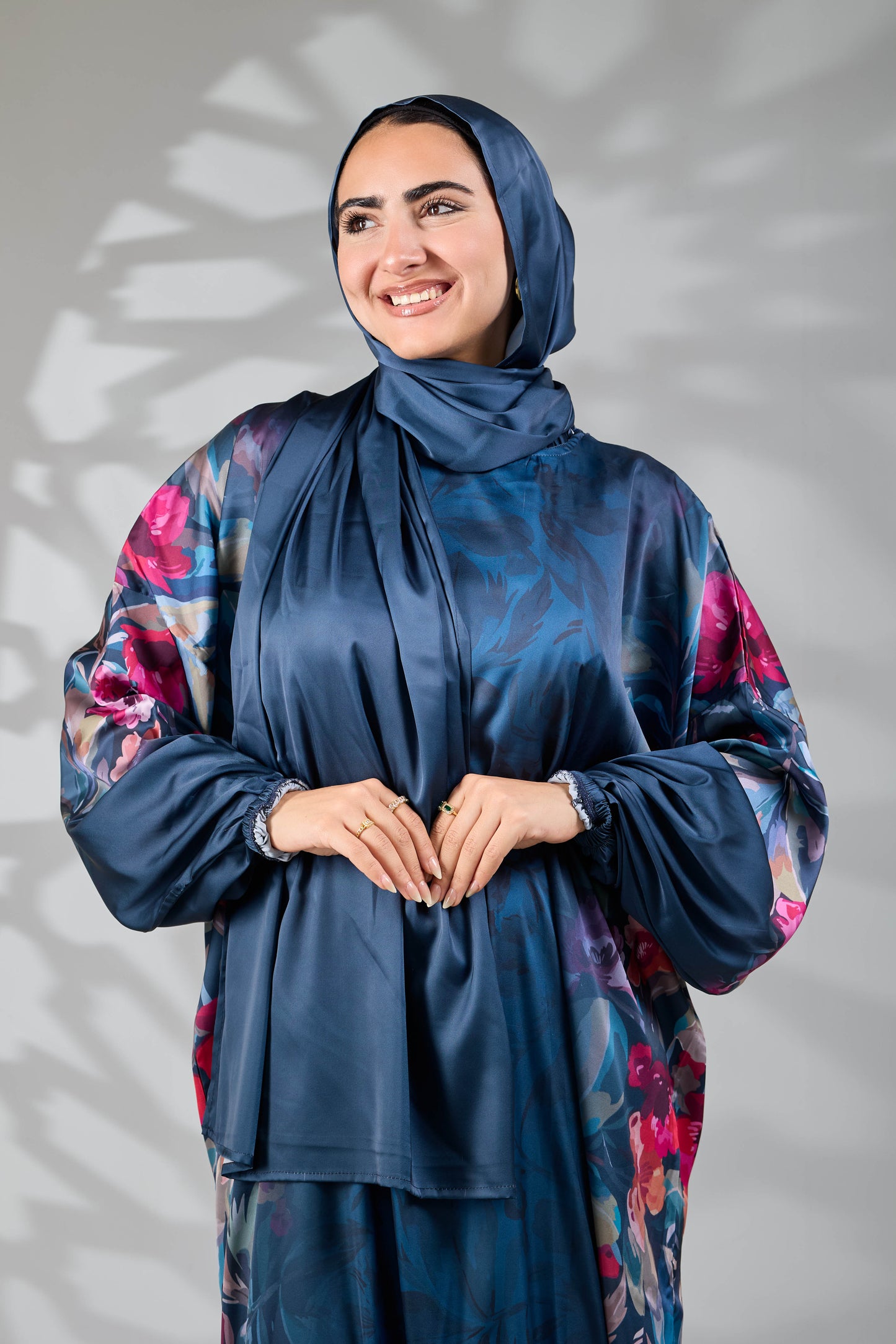 Lama Printed satin