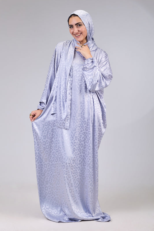 Satin Jacquard silver