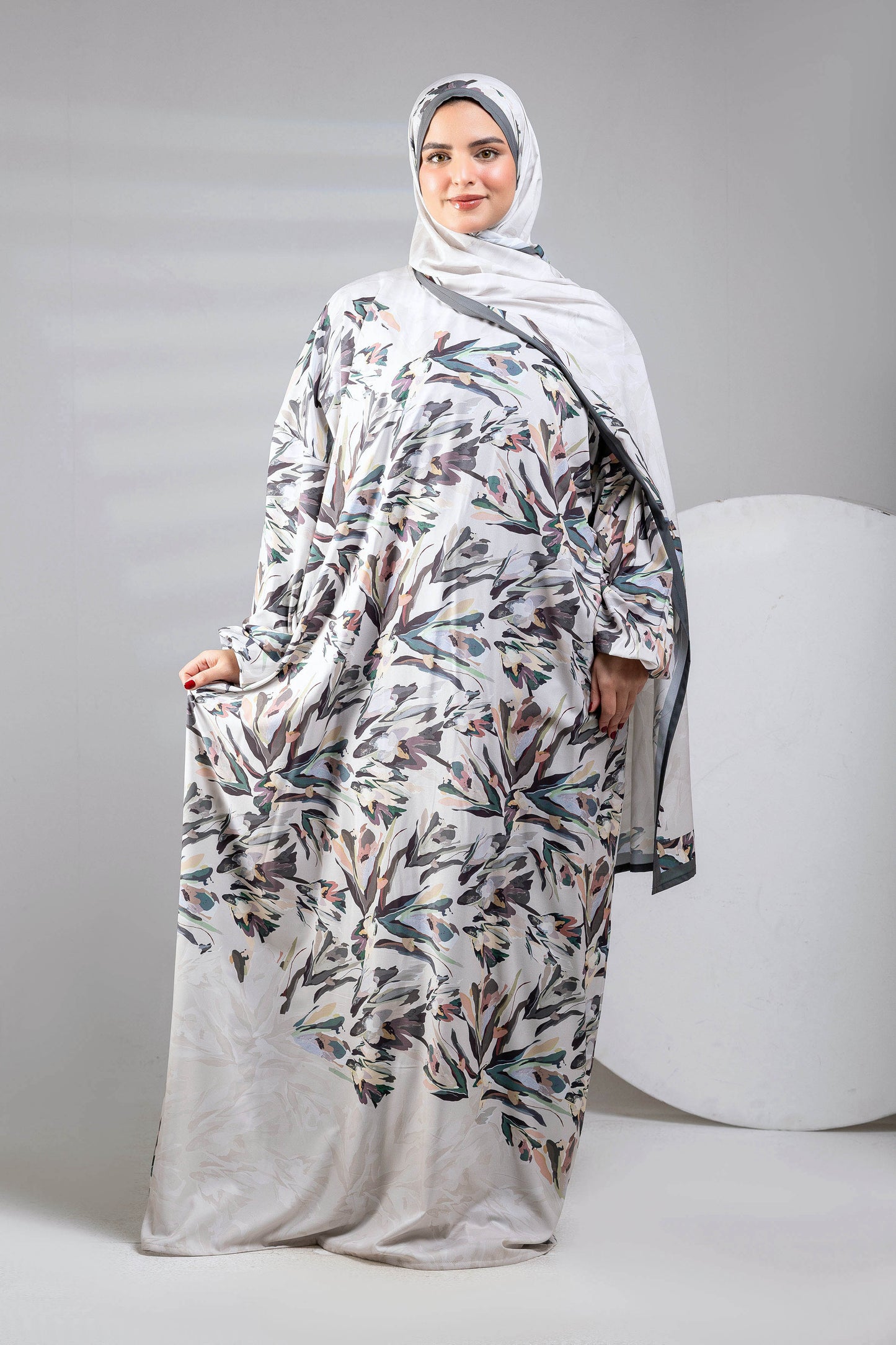 Hana Printed satin
