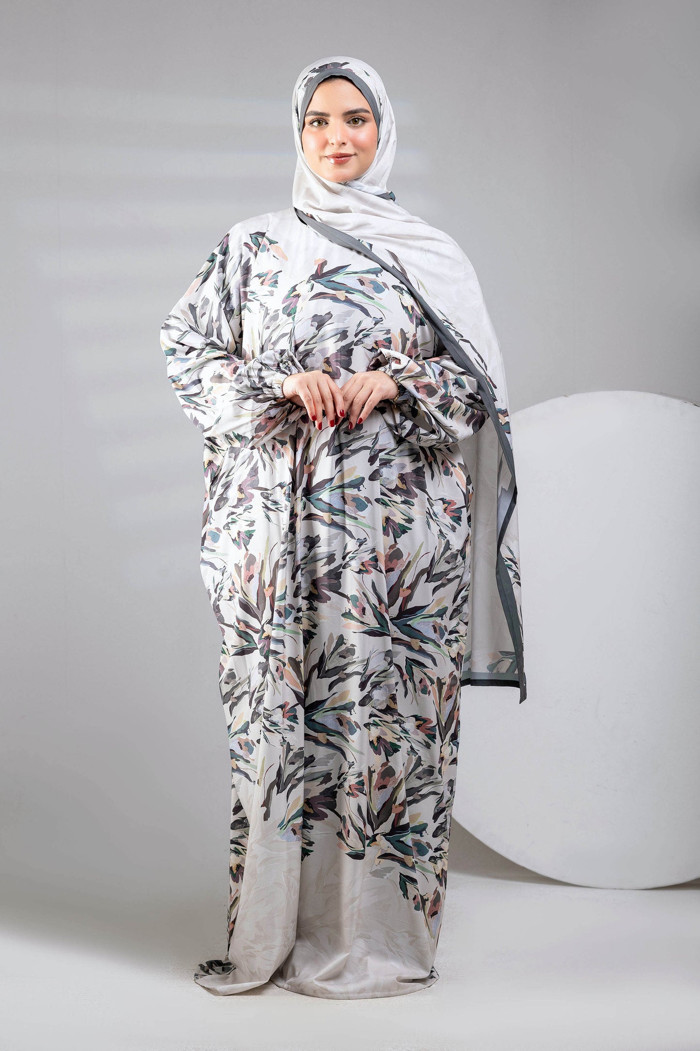 Hana Printed satin