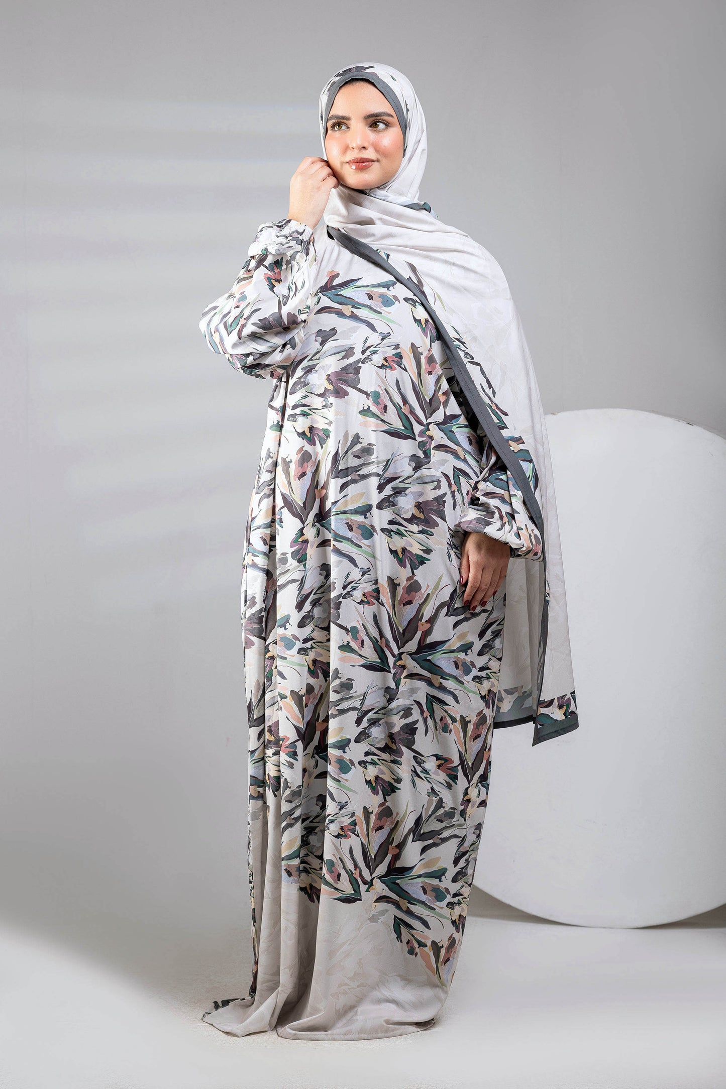 Hana Printed satin