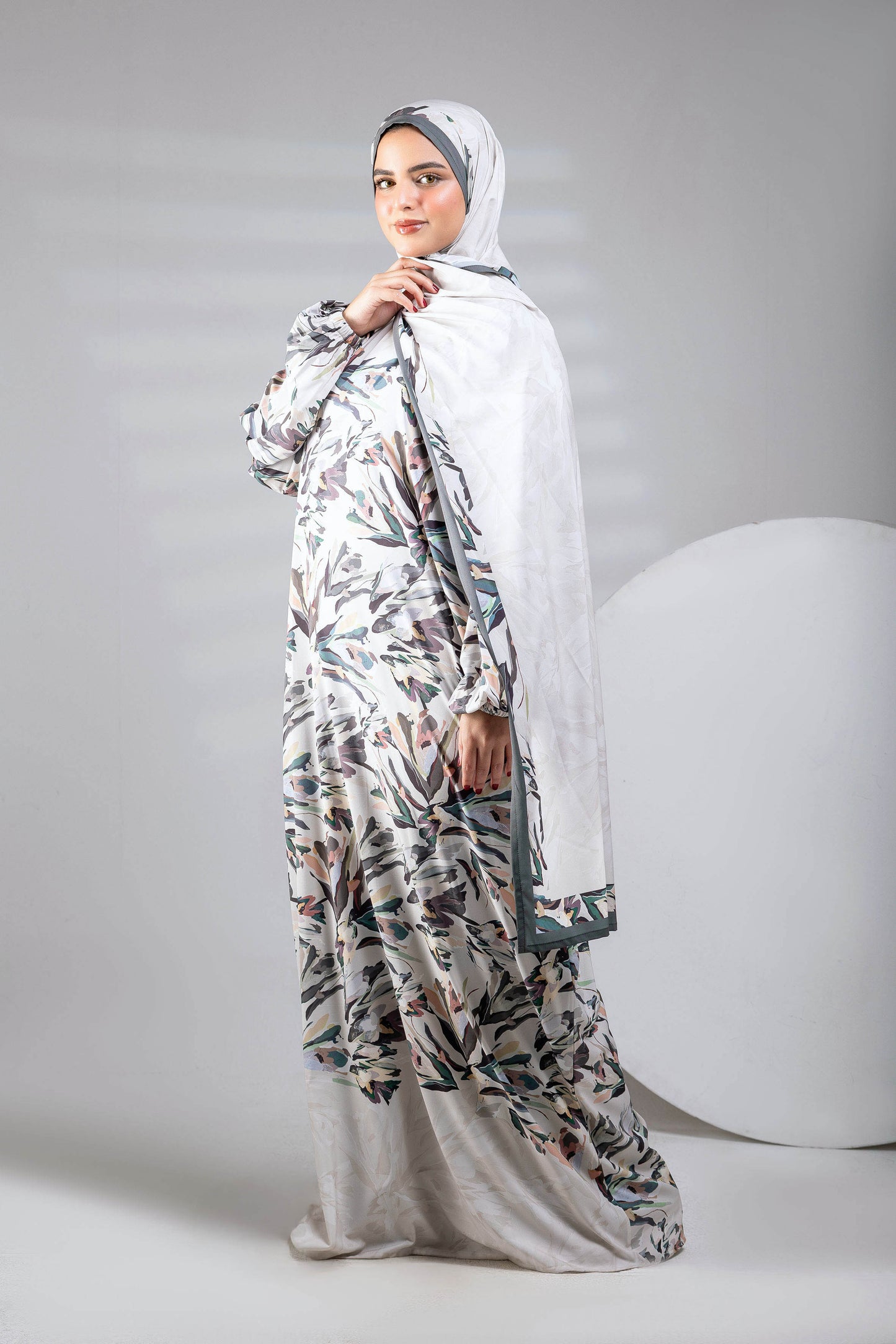 Hana Printed satin