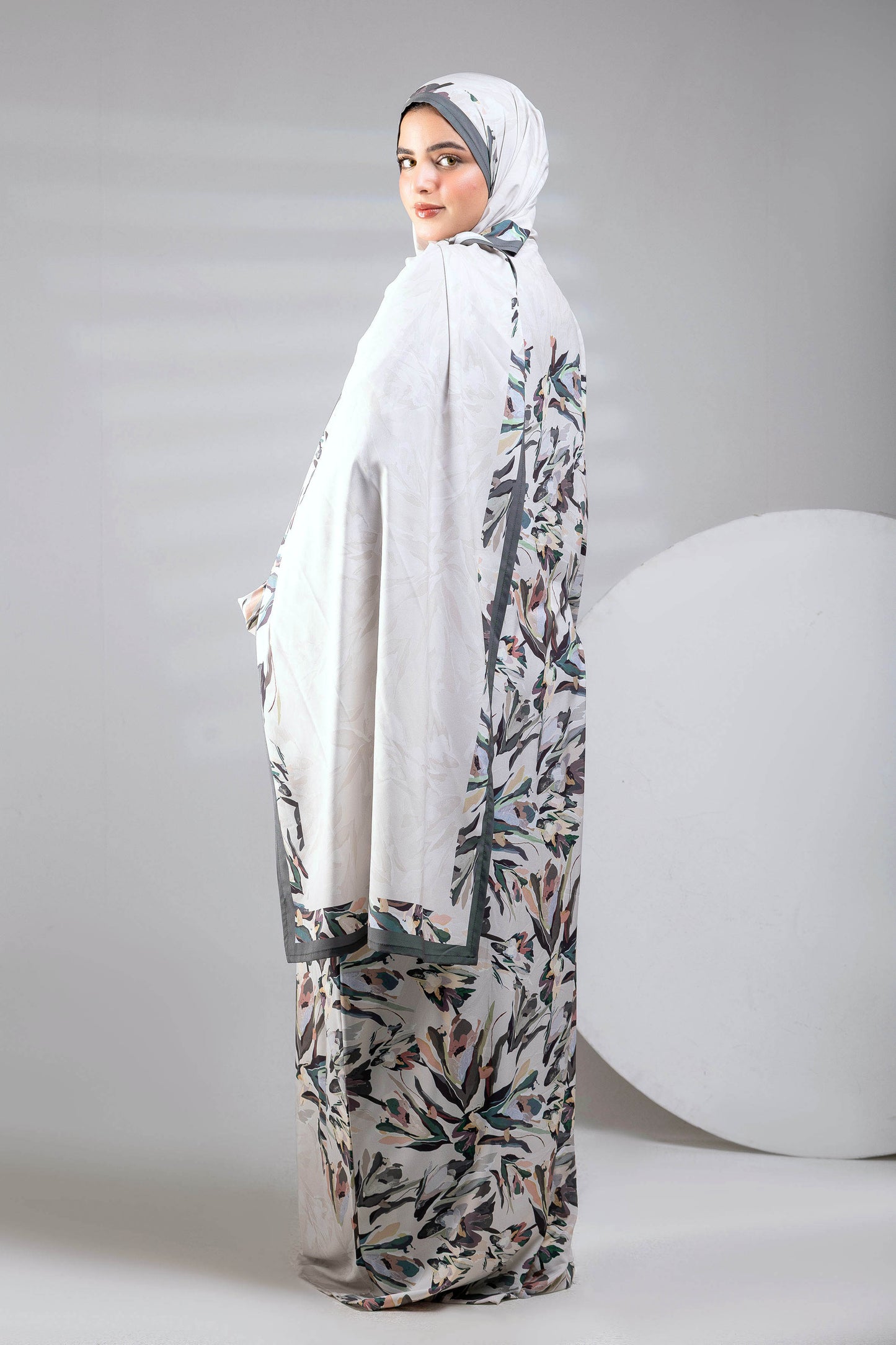 Hana Printed satin