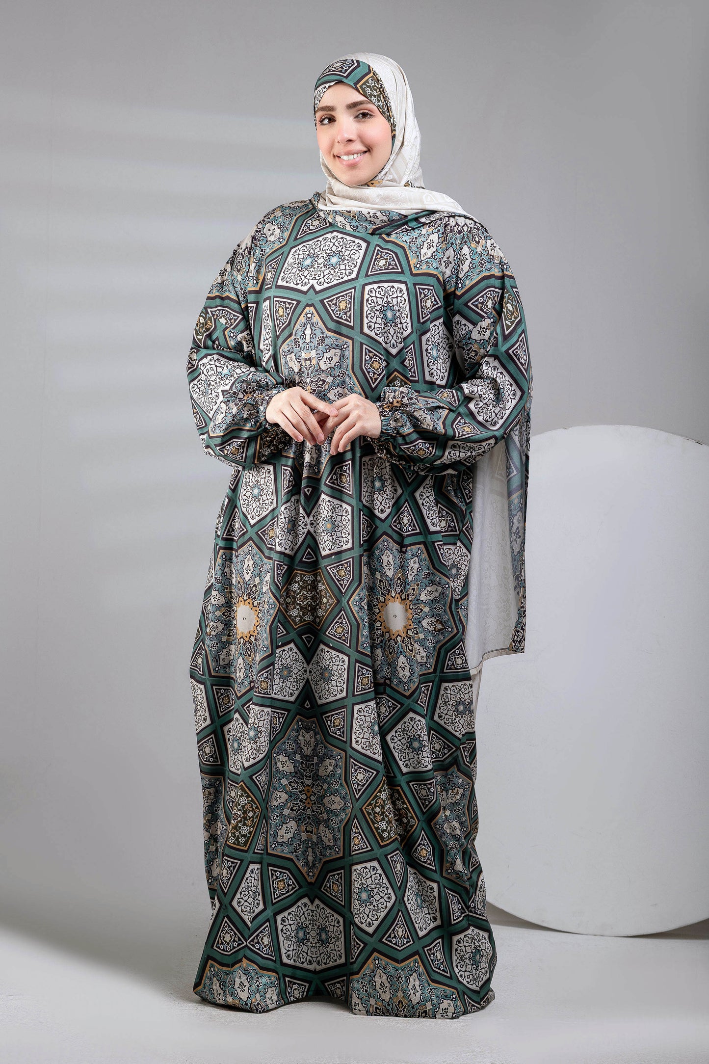 Iman Printed satin