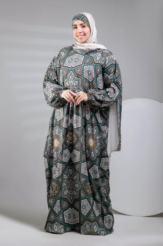 Iman Printed satin