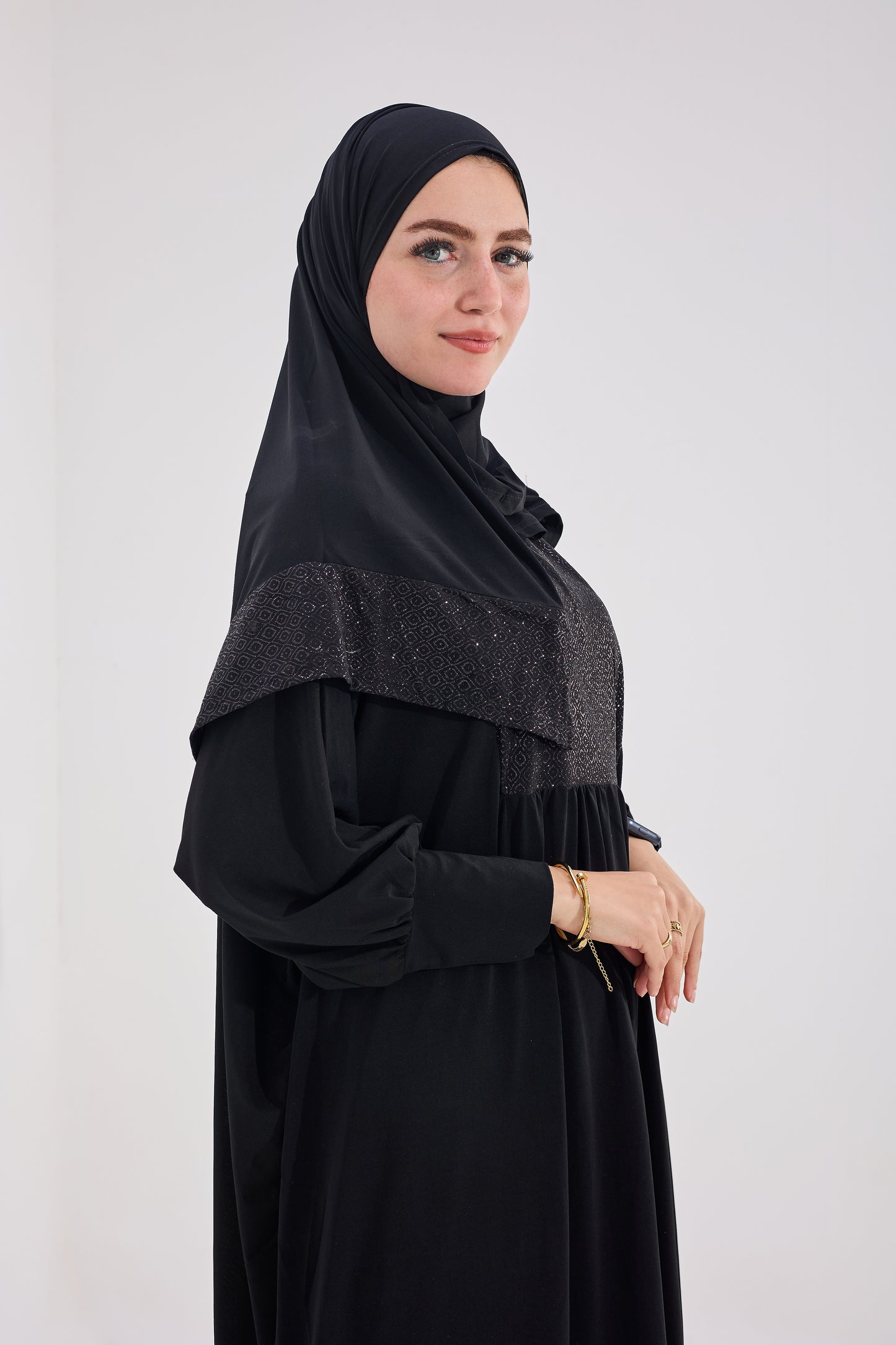 Elegant Black Prayer Abaya