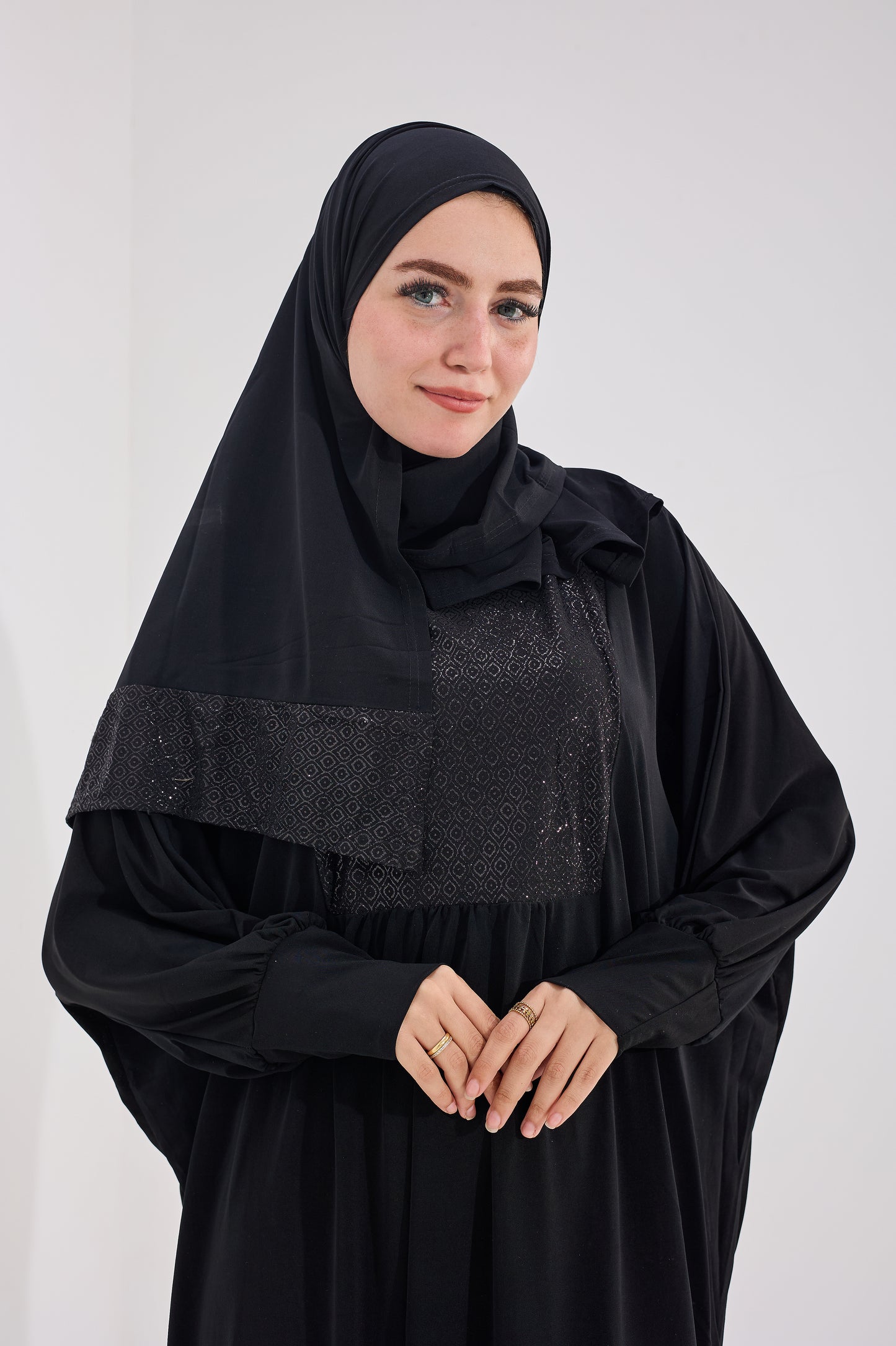 Elegant Black Prayer Abaya