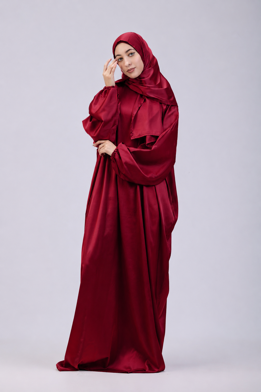 Plain Satin Isdal Red