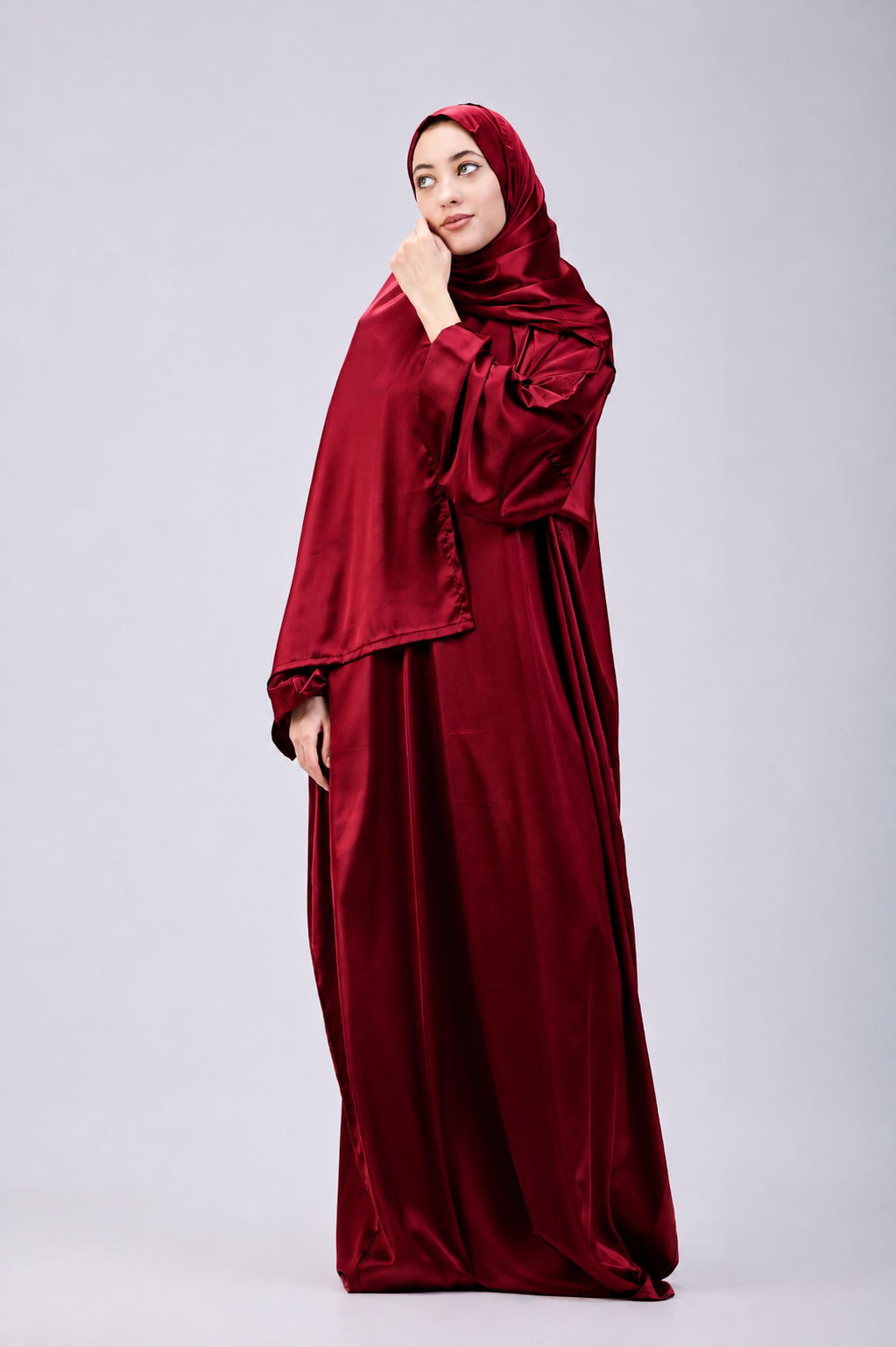 Plain Satin Isdal Red