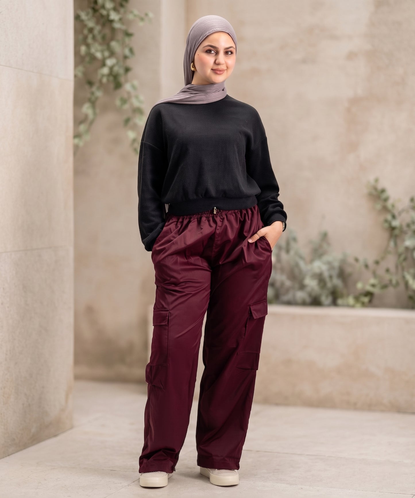 Relaxed Fit Pocket Trousers