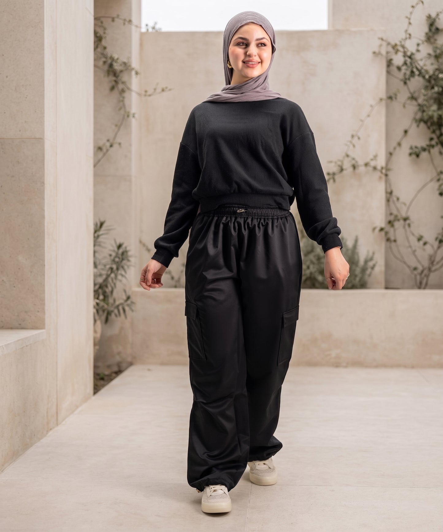 Relaxed Fit Pocket Trousers