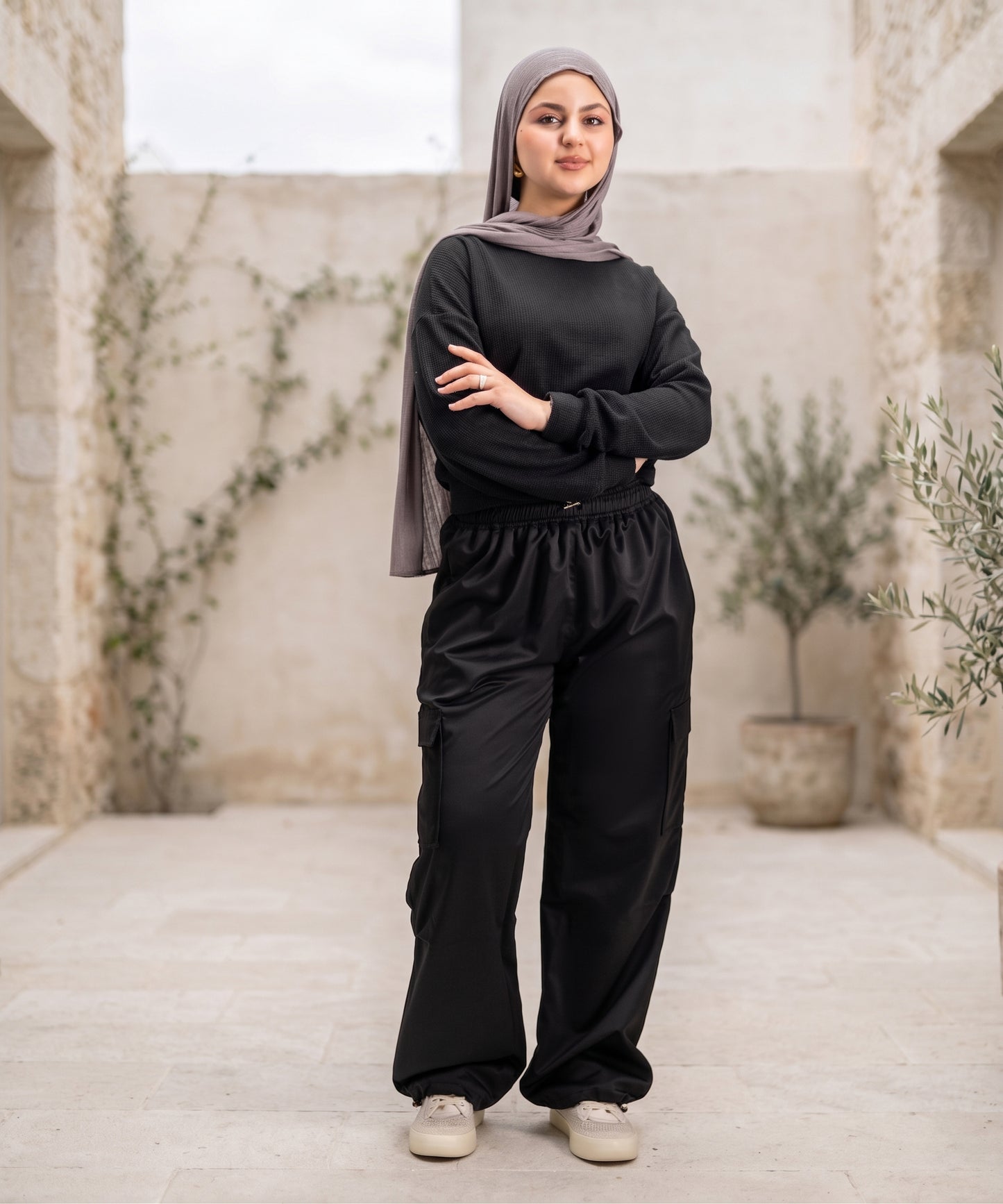 Relaxed Fit Pocket Trousers