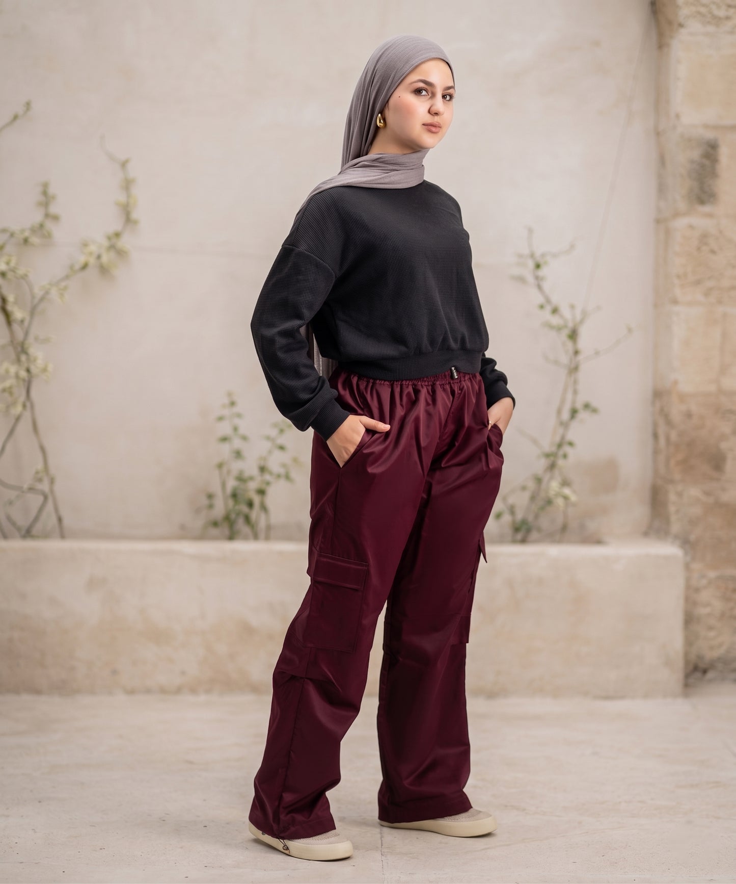 Relaxed Fit Pocket Trousers