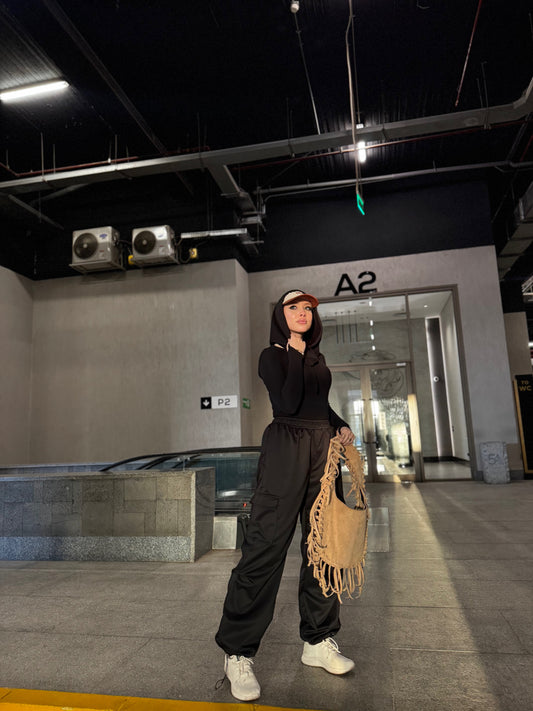 Relaxed Fit Pocket Trousers