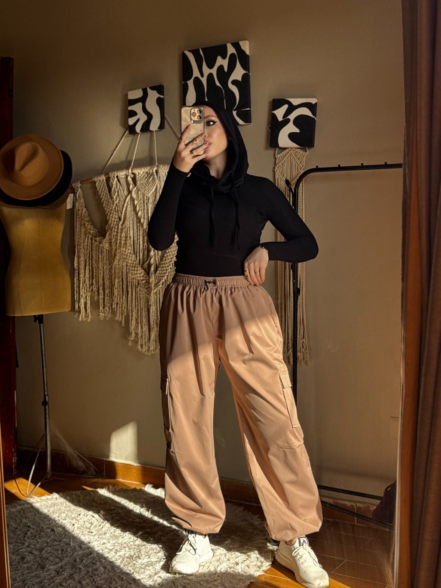 Relaxed Fit Pocket Trousers