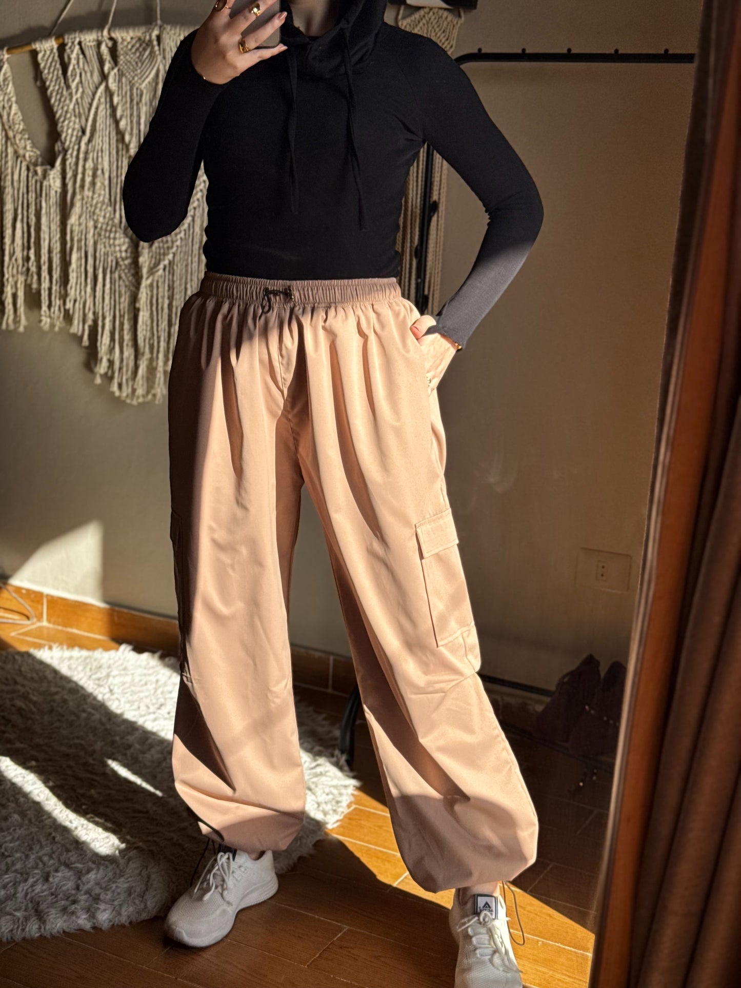 Relaxed Fit Pocket Trousers