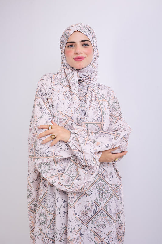 Floral Mosaic Soft Twill